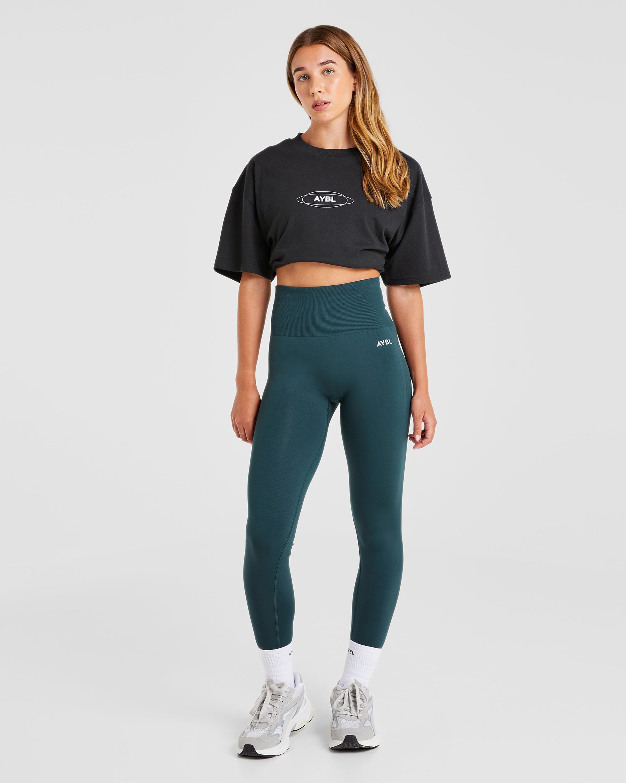 AYBL Cosmic Oversized T Shirt - Noir