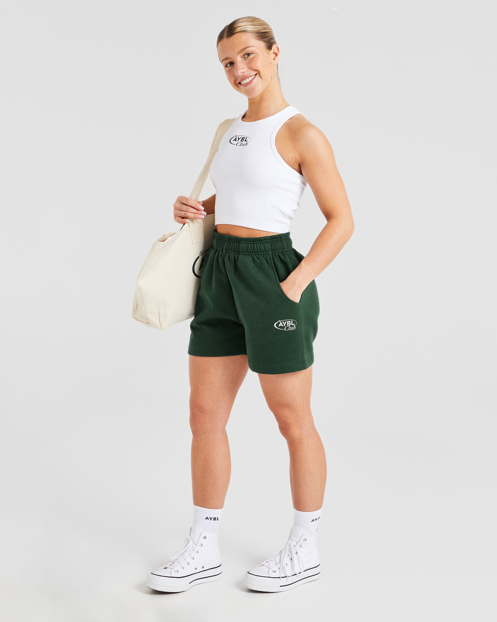 AYBL Club Shorts - Vert/Sand