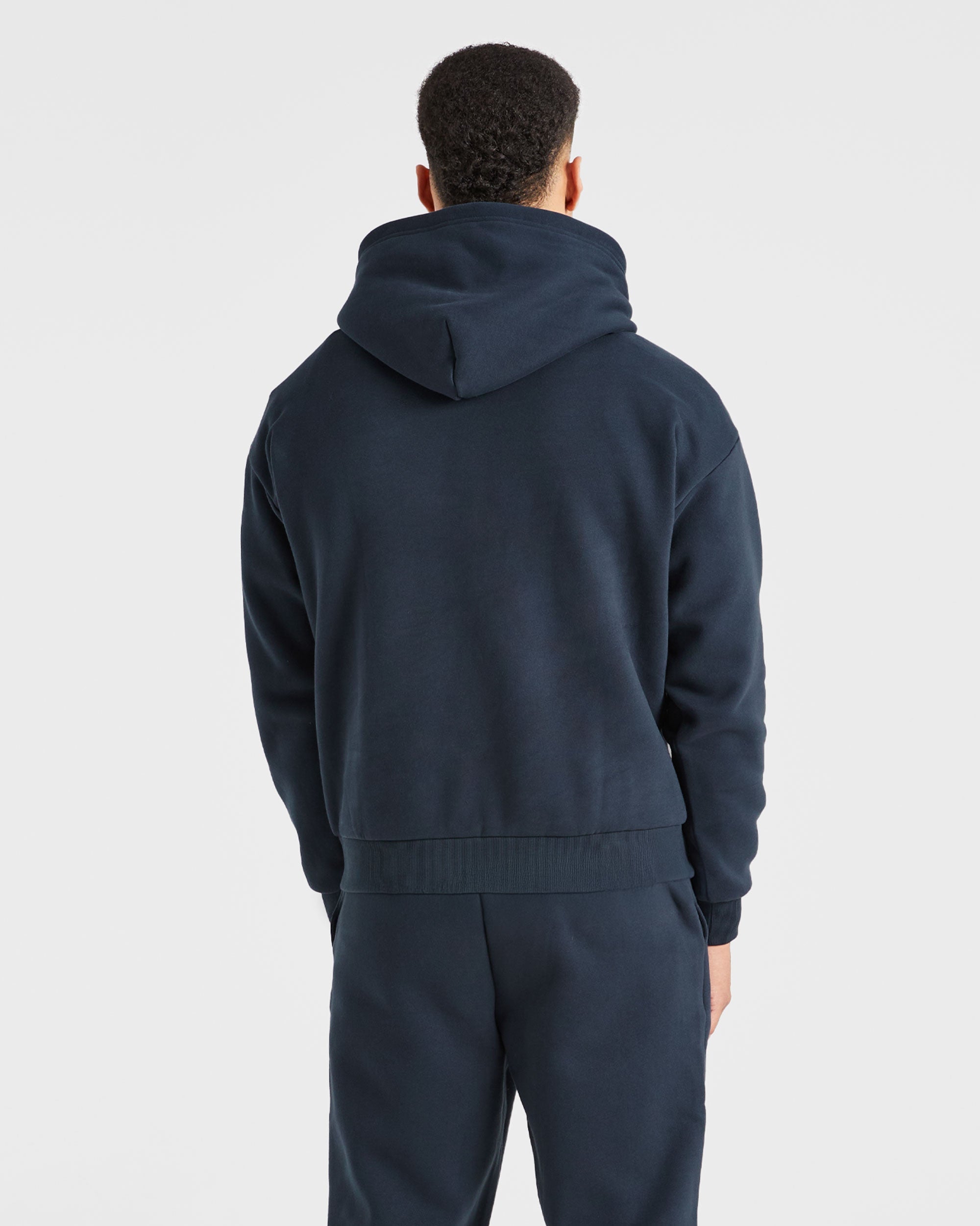Etched Hoodie - Navy