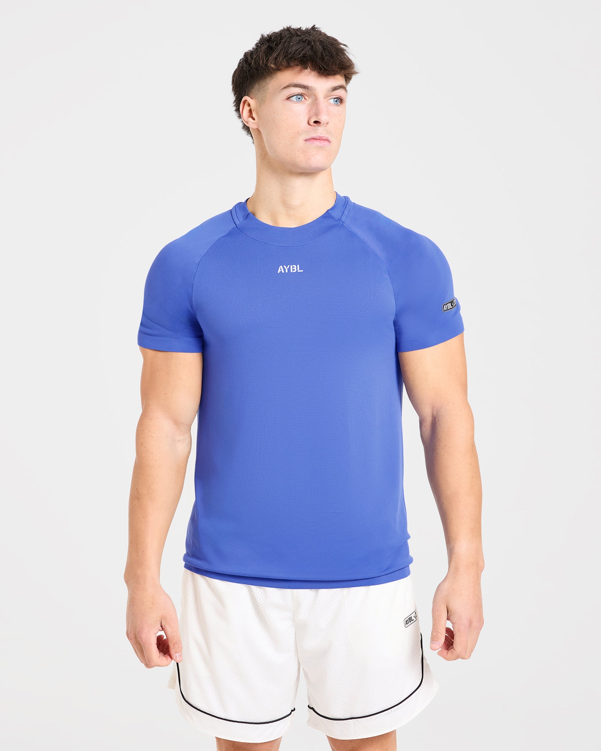 Cam Kissel x Seamless T Shirt - Cobalt Bleu