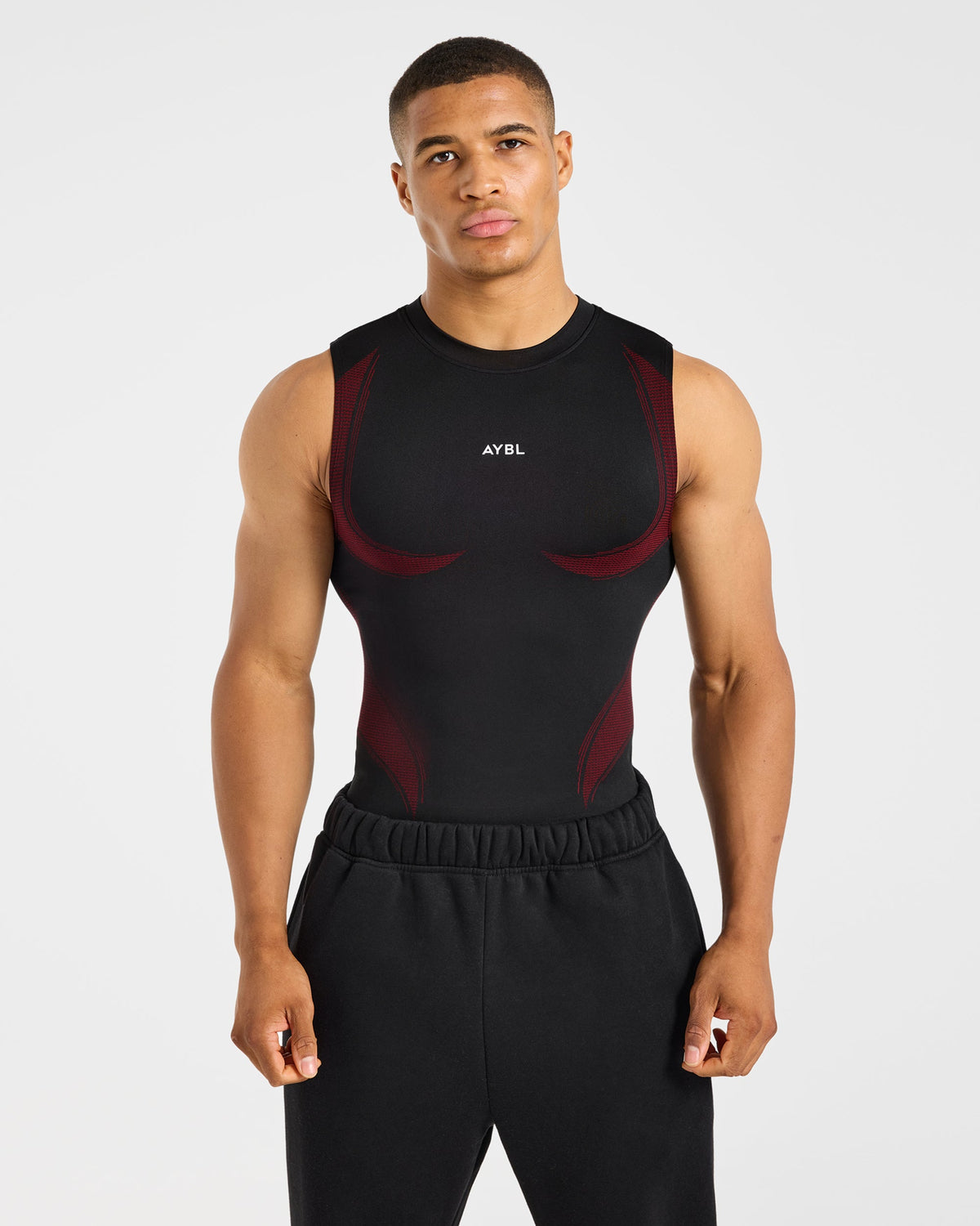Charge Seamless Tank - Noir/Rouge