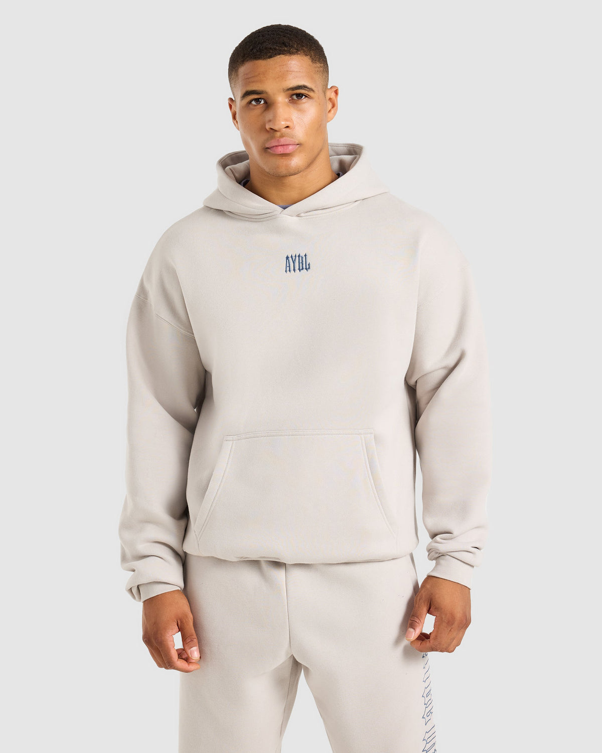 AYBL Iron Club Oversized Hoodie - Cloud Gris