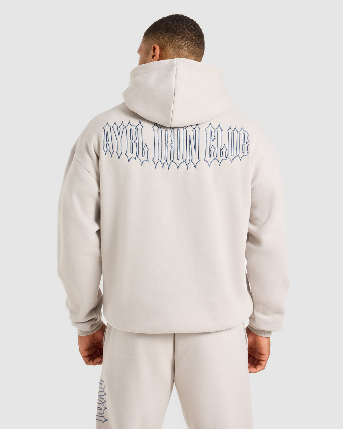 AYBL Iron Club Oversized Hoodie - Cloud Gris
