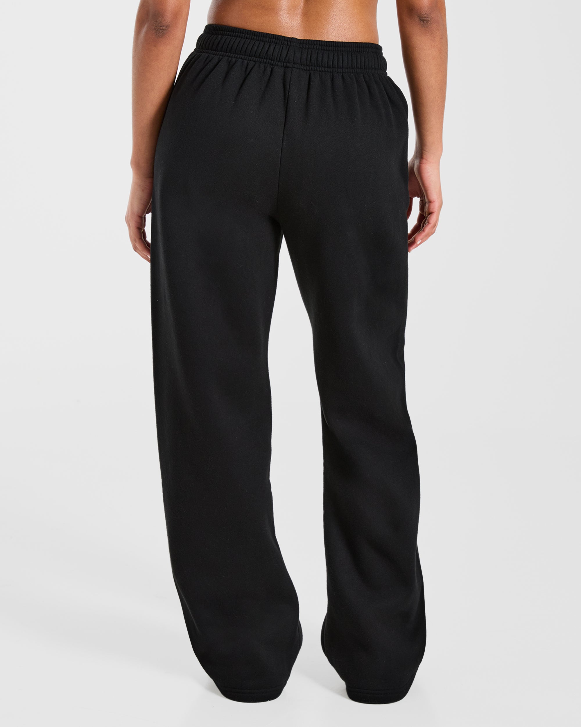 AYBL Club Oversized Straight Leg Joggers - Noir