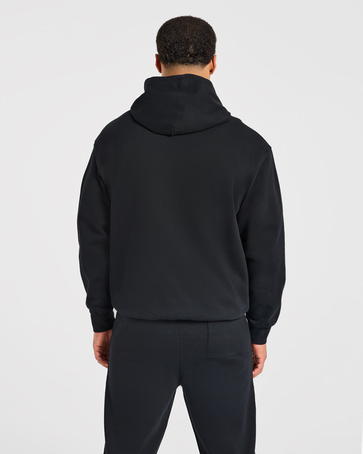 Effortless Oversized Hoodie - Noir