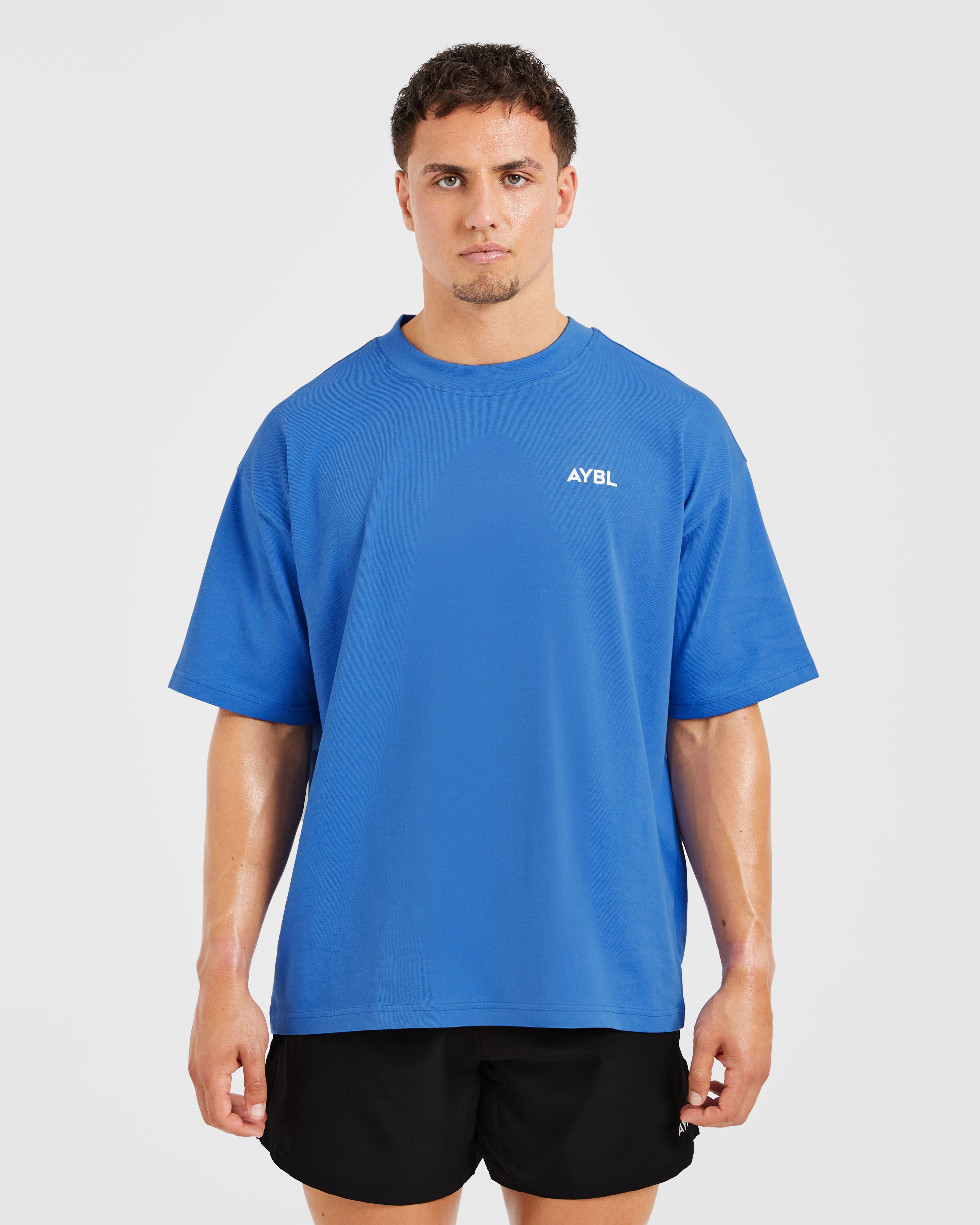 Essential Oversized T Shirt - Cobalt