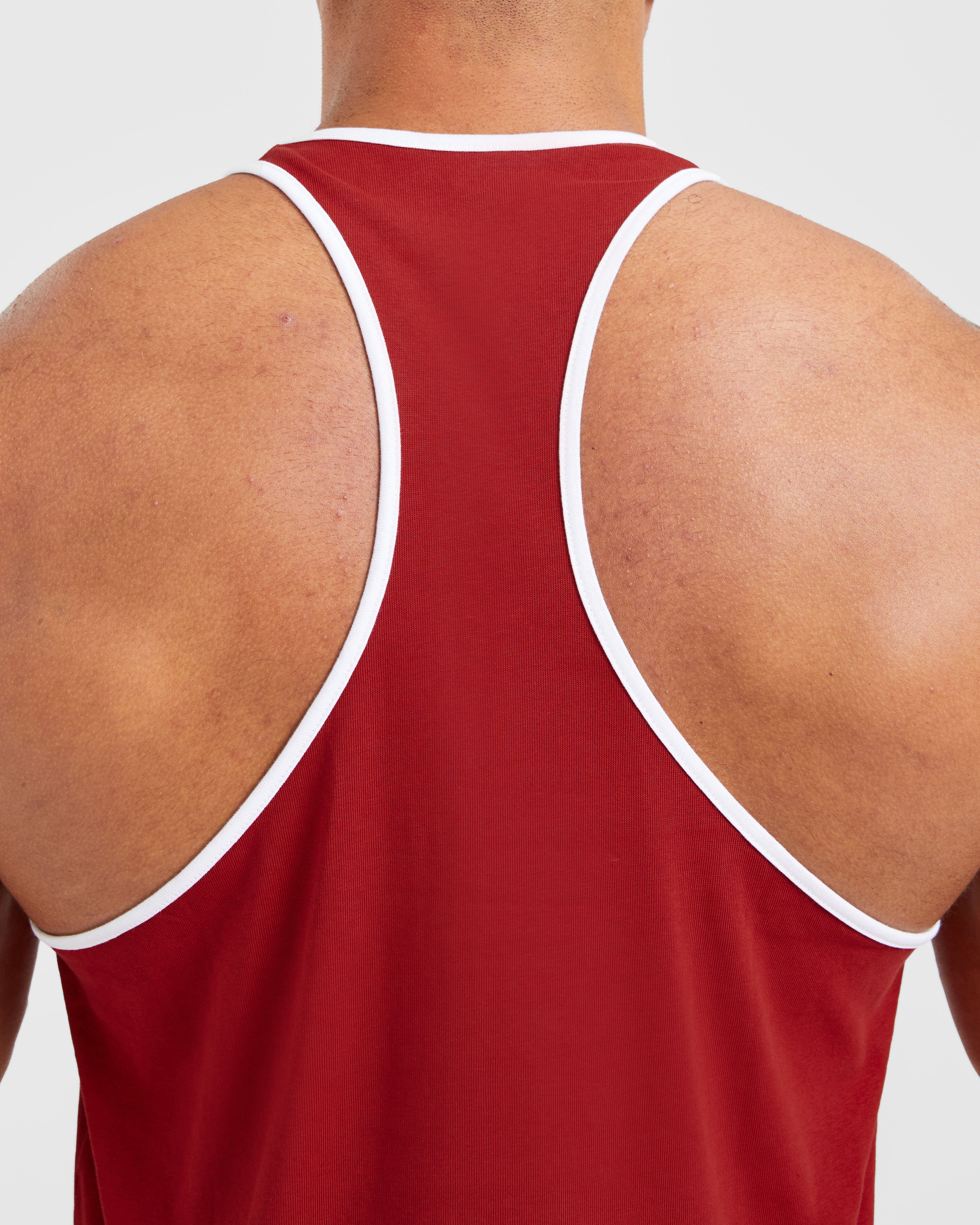 Wesley Vissers X Classic Bodybuilding Stringer - Deep Rouge