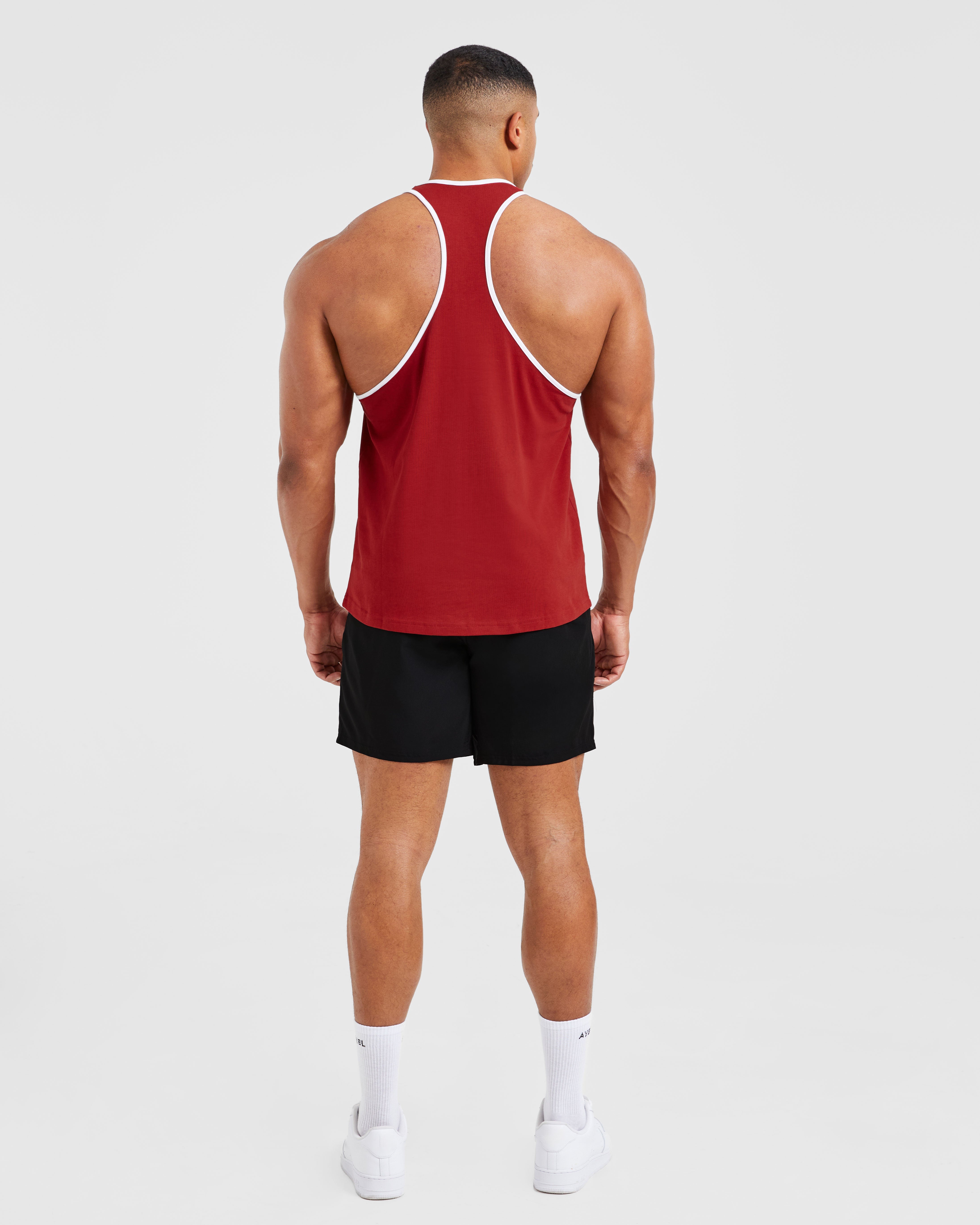 Wesley Vissers X Classic Bodybuilding Stringer - Deep Rouge