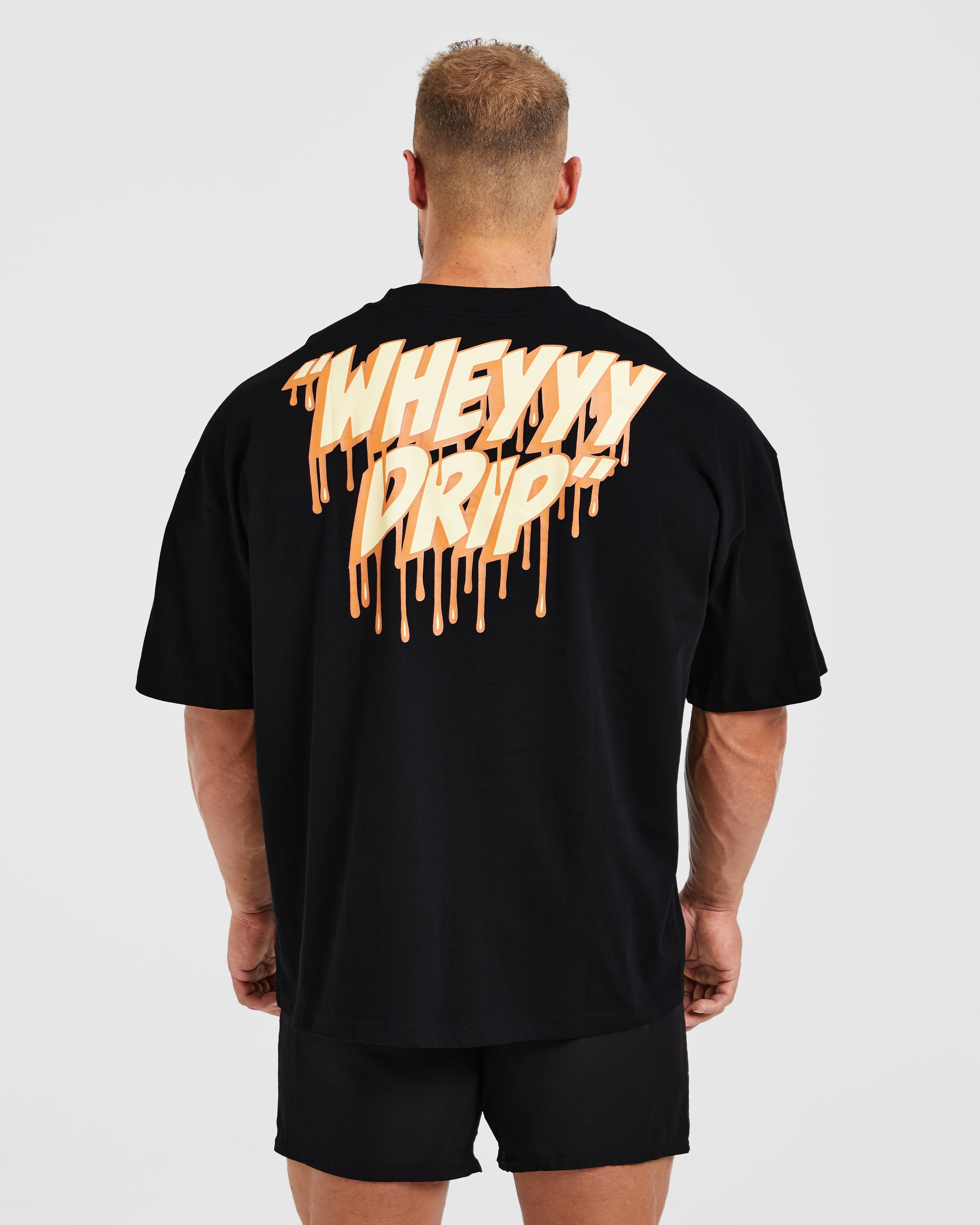 Wesley Vissers X Wheyyy Drip Oversized T Shirt - Noir