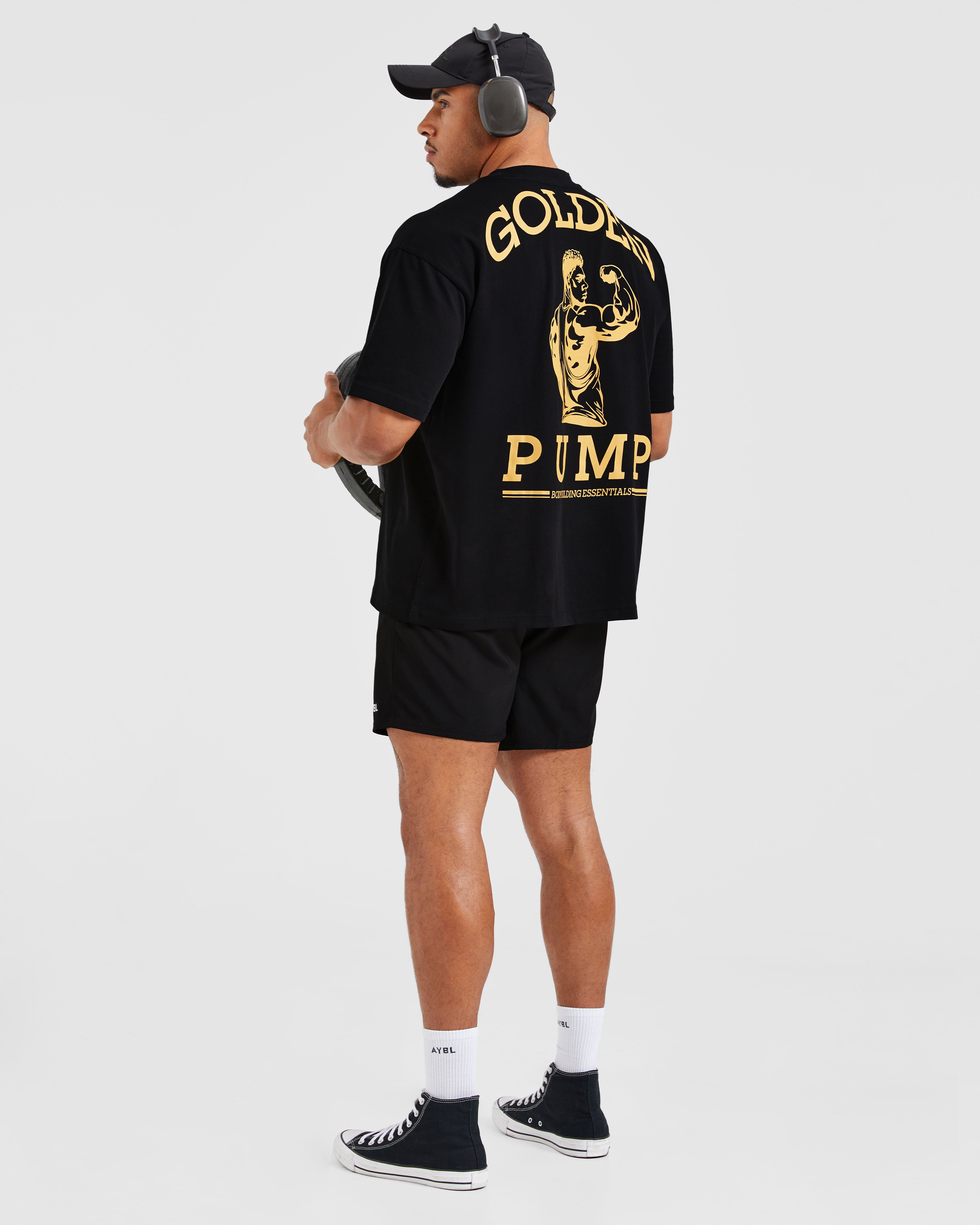 Wesley Vissers X Golden Pump Oversized T Shirt - Noir