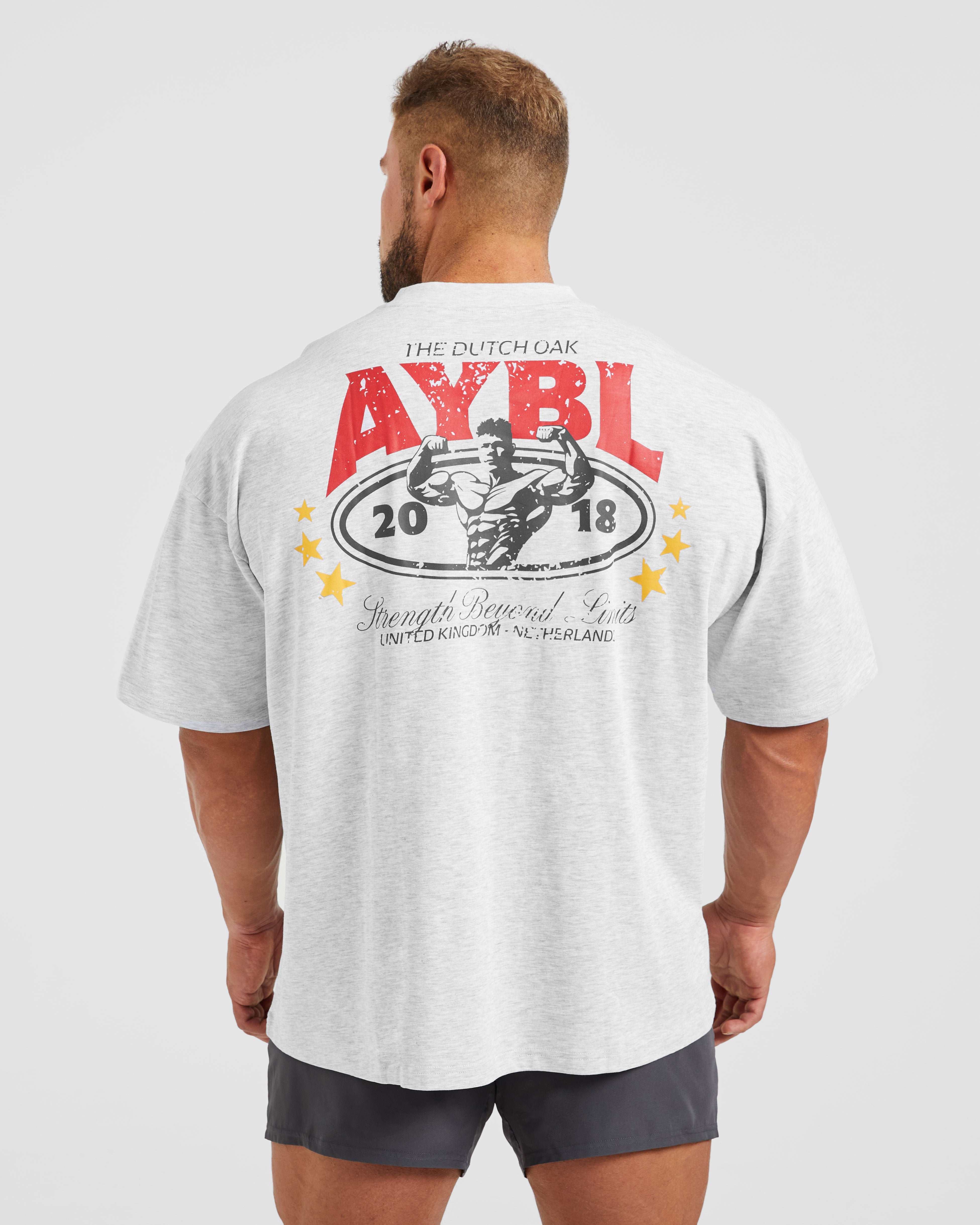 Wesley Vissers X Beyond Limits Oversized T Shirt - Gris Marl