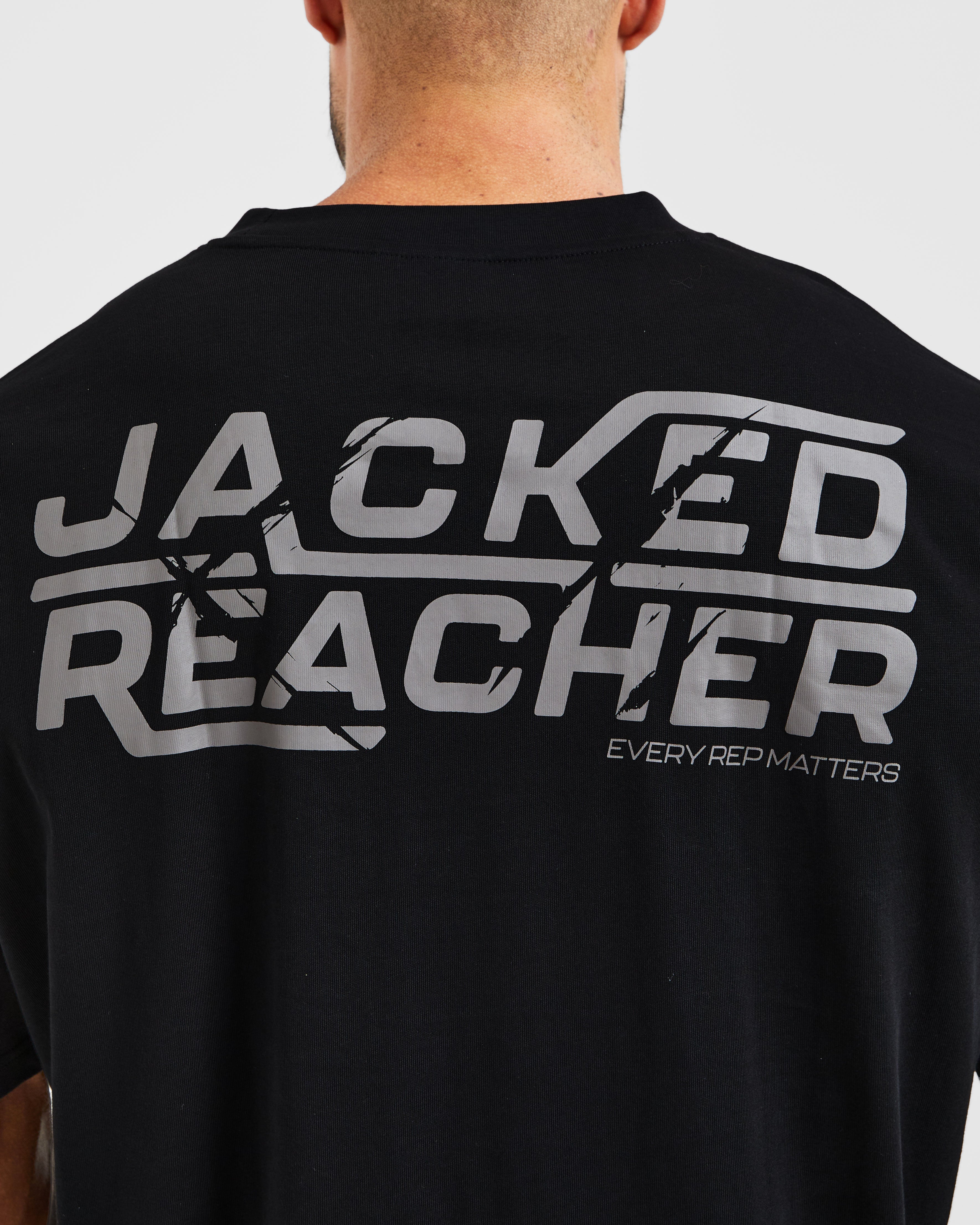 Wesley Vissers X Jacked Reacher Oversized T Shirt - Noir