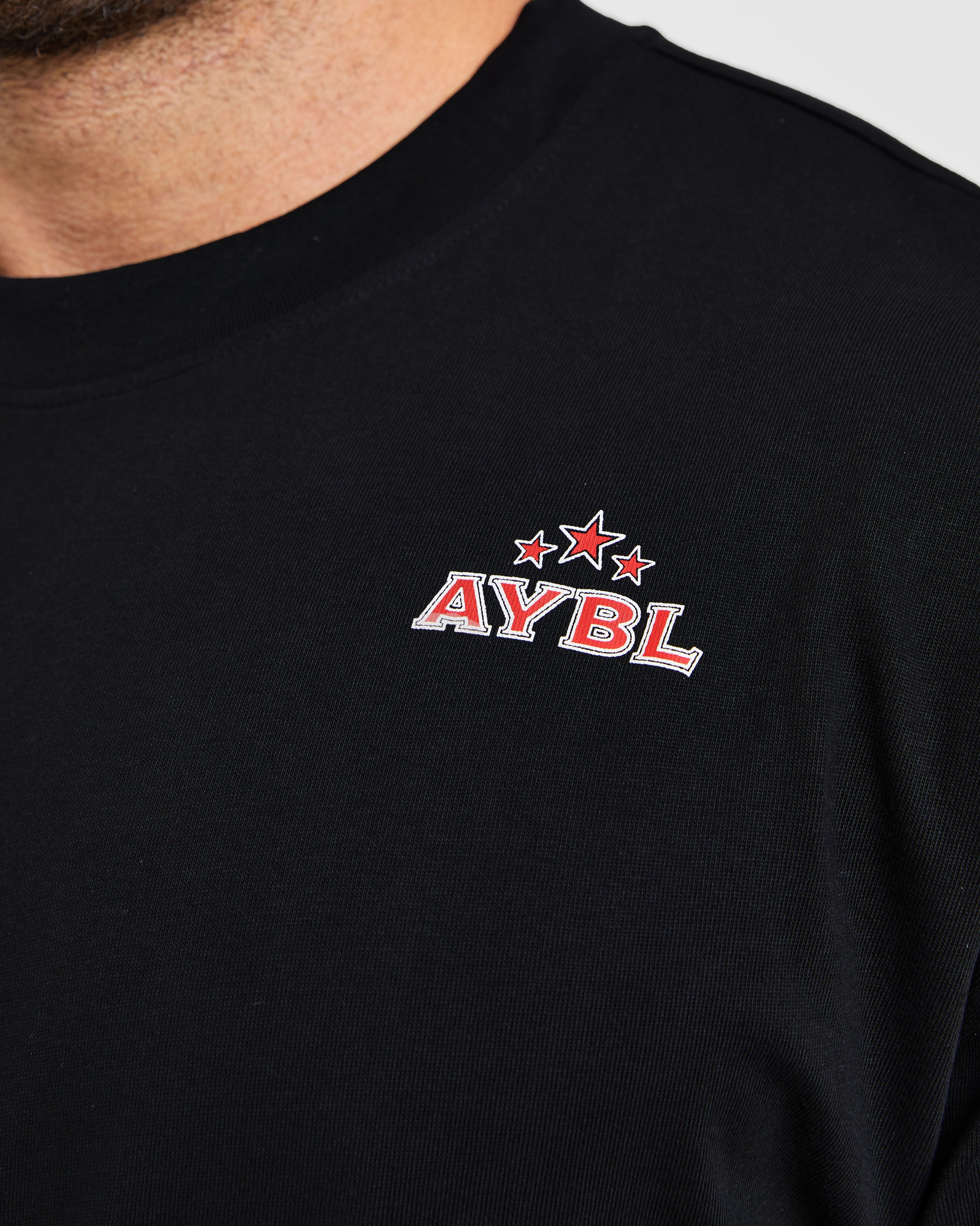 Wesley Vissers X Body Building Essentials Oversized T Shirt - Noir/Rouge