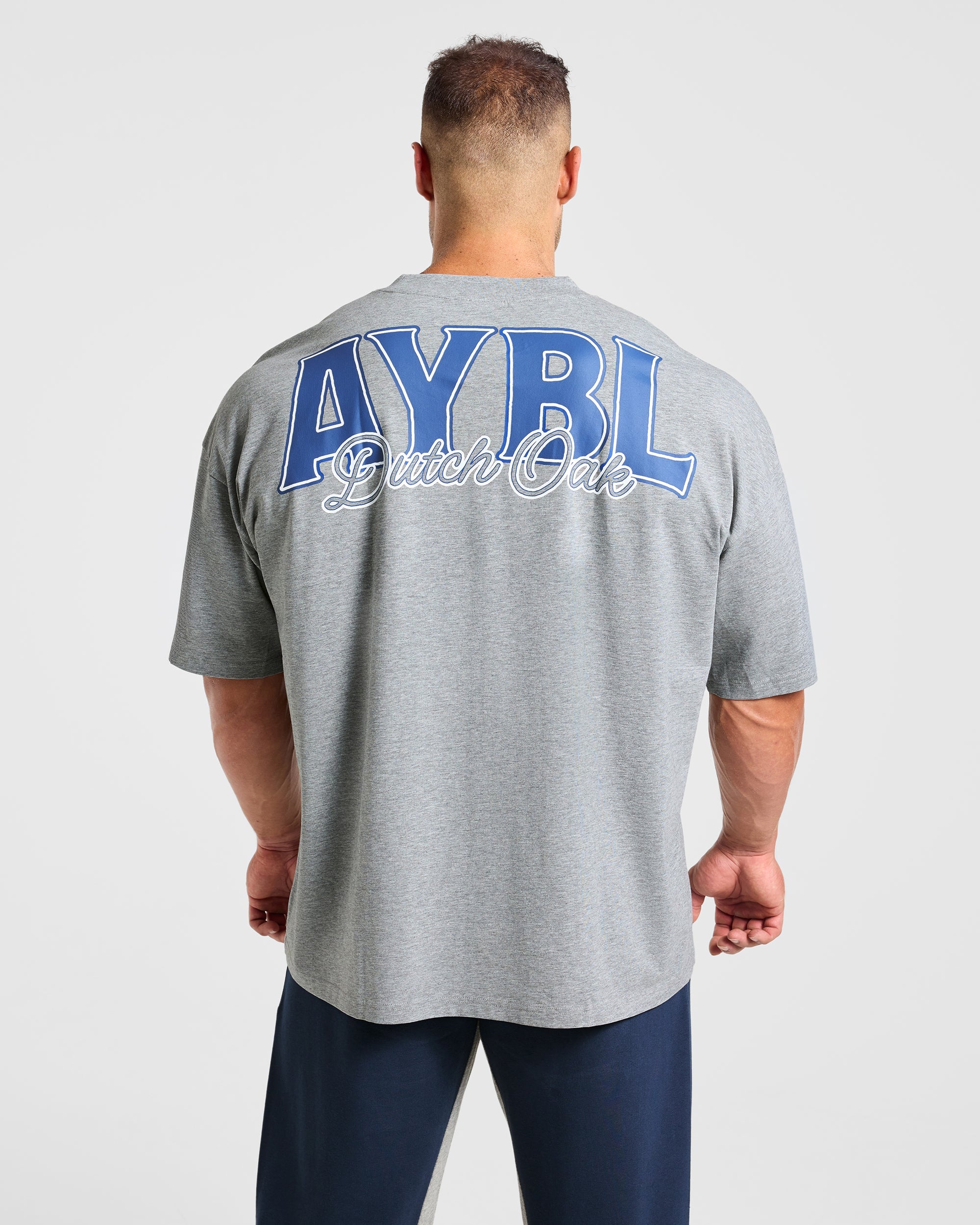 Wesley Vissers x AYBL Dutch Oak Oversized T Shirt - Mid Marl Gris