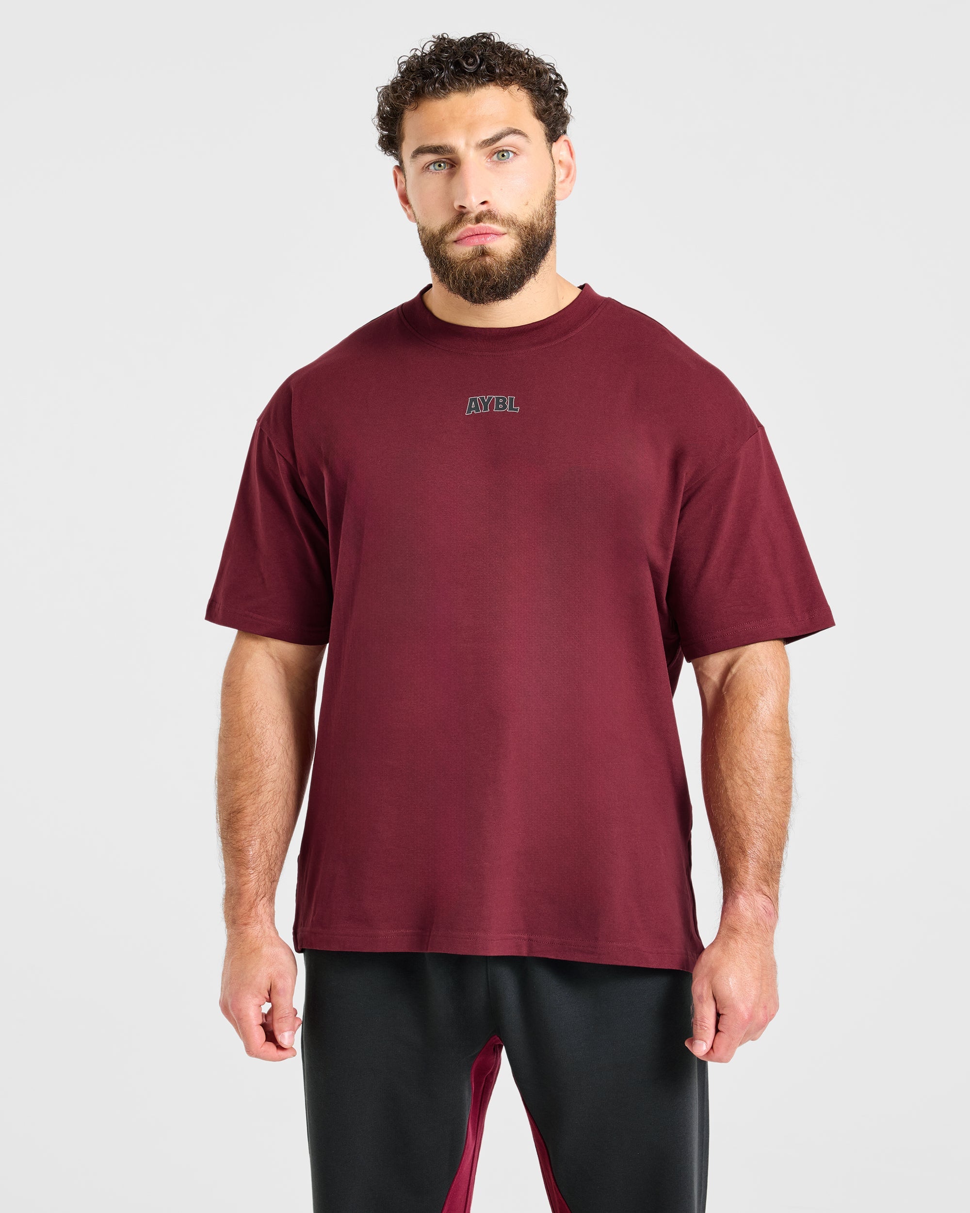 Wesley Vissers x AYBL Dutch Oak Oversized T Shirt - Port Rouge