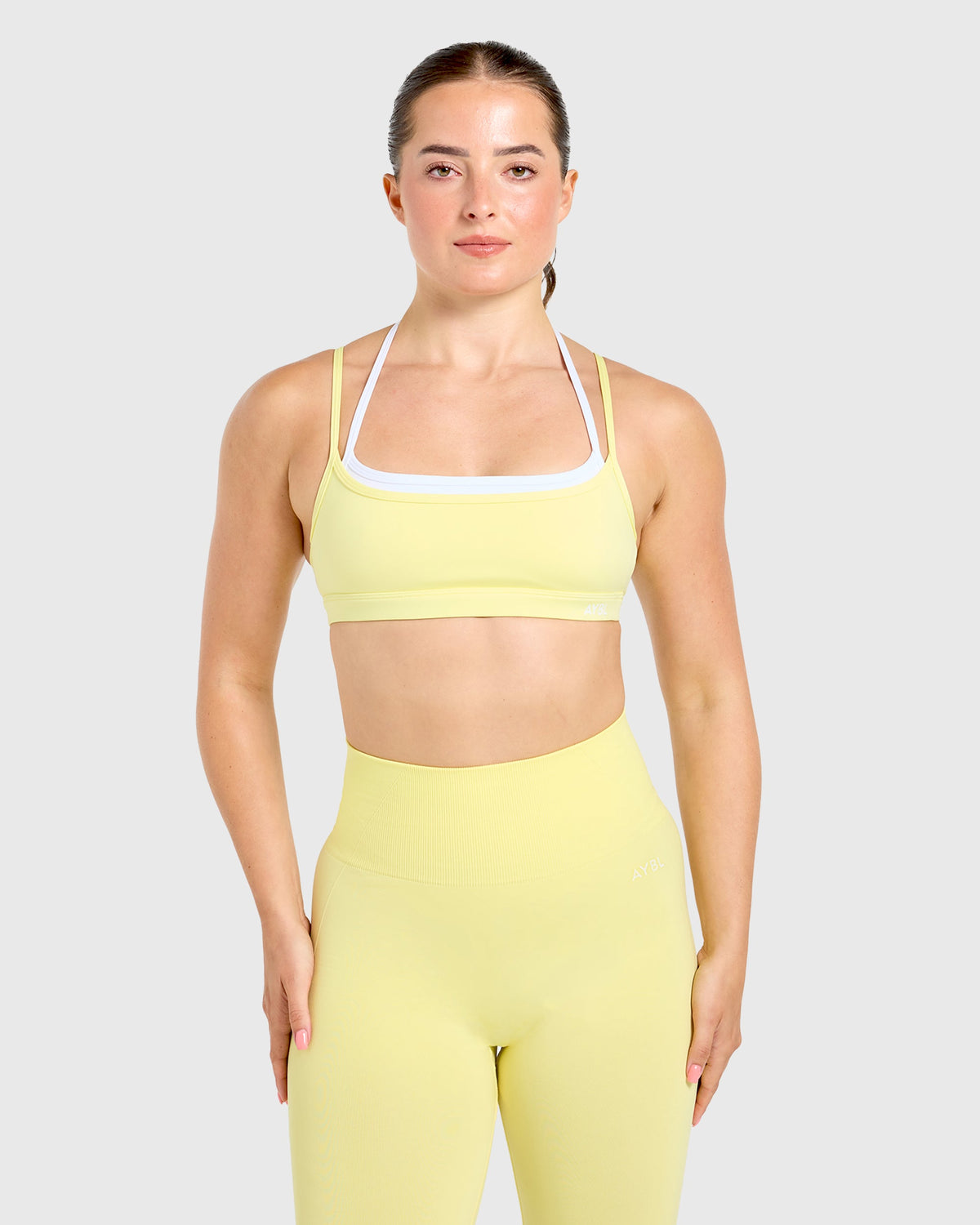 Essential Double Layer Sports Bra - Jaune