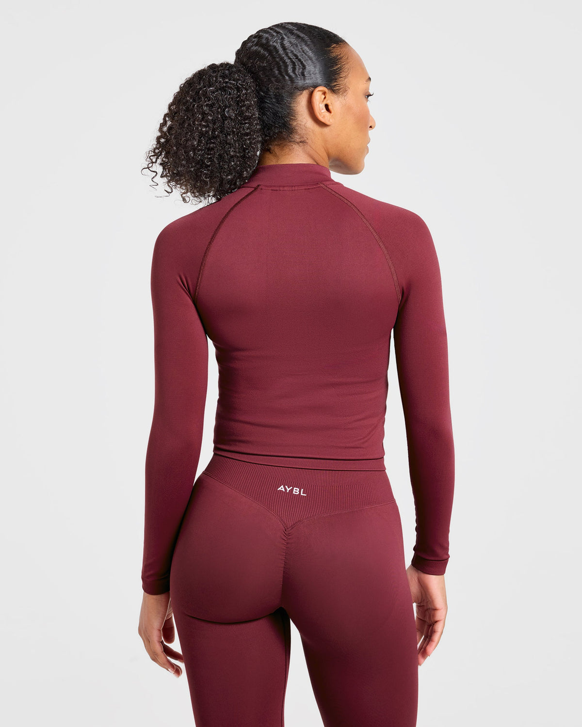 Enhance Seamless Jacket - Mahogany Red