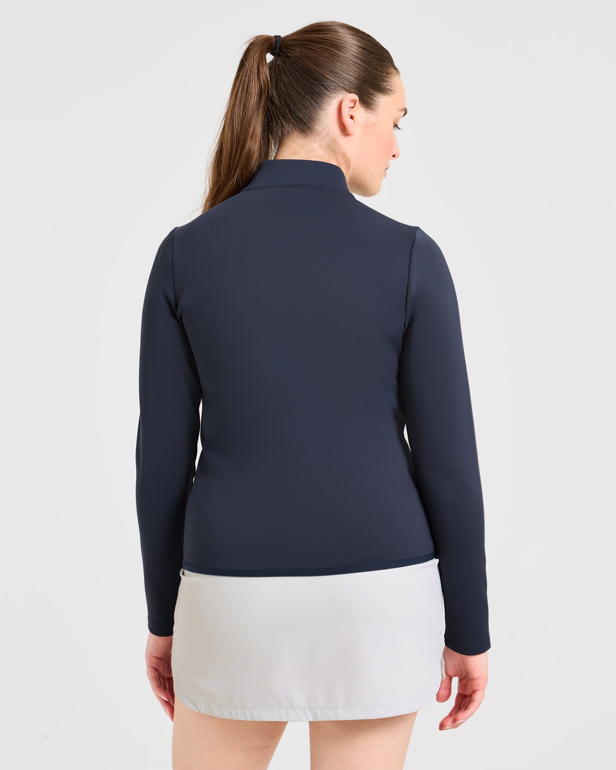 Classic 1/4 Zip Pullover - Navy Bleu