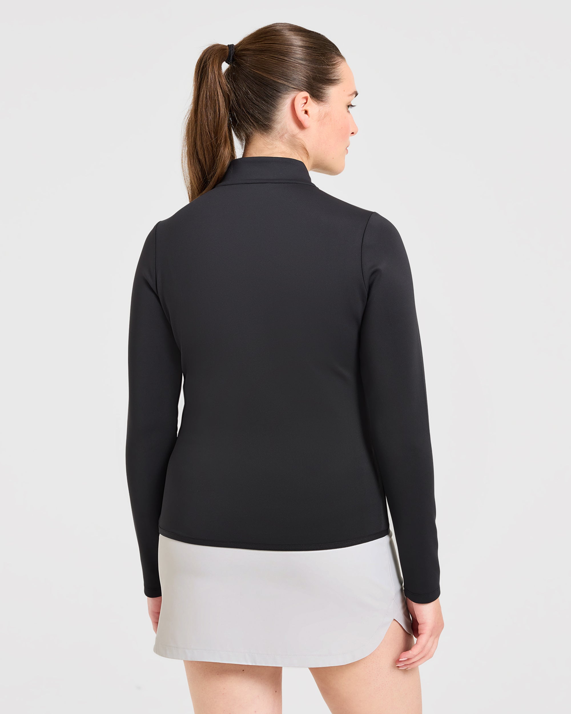 Classic 1/4 Zip Pullover - Noir