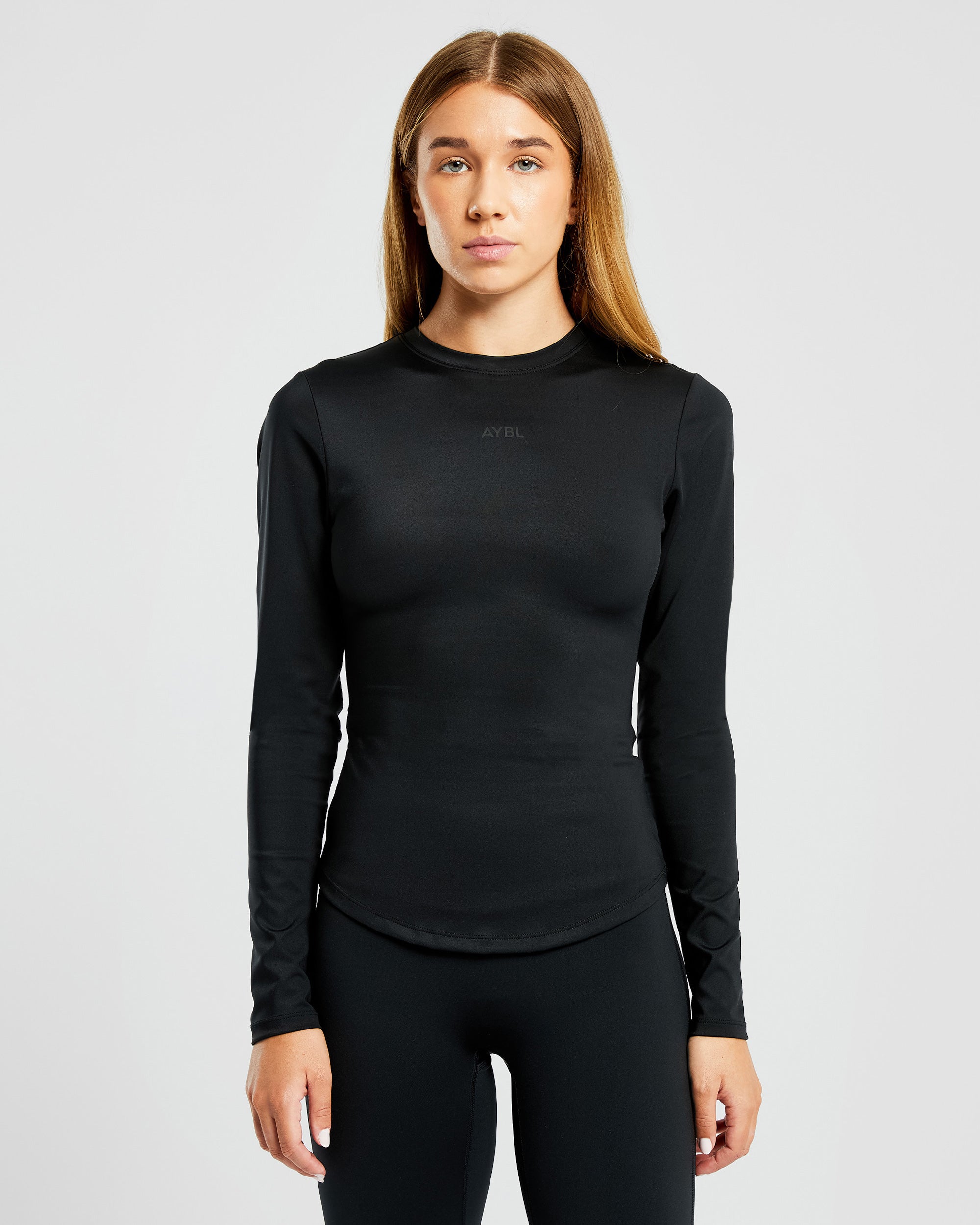 Sculpt Long Sleeve Top - Noir
