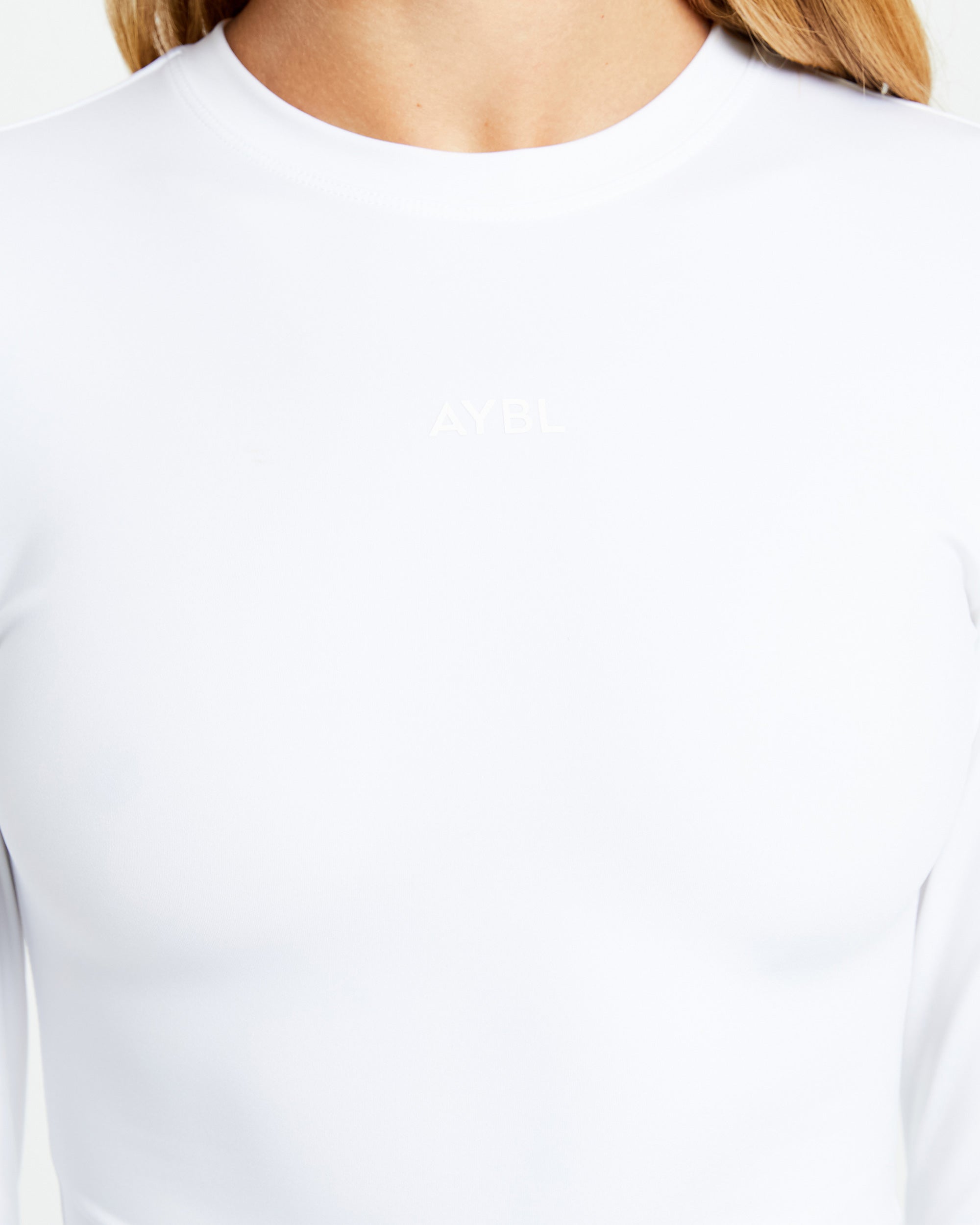 Sculpt Long Sleeve Top - Blanc