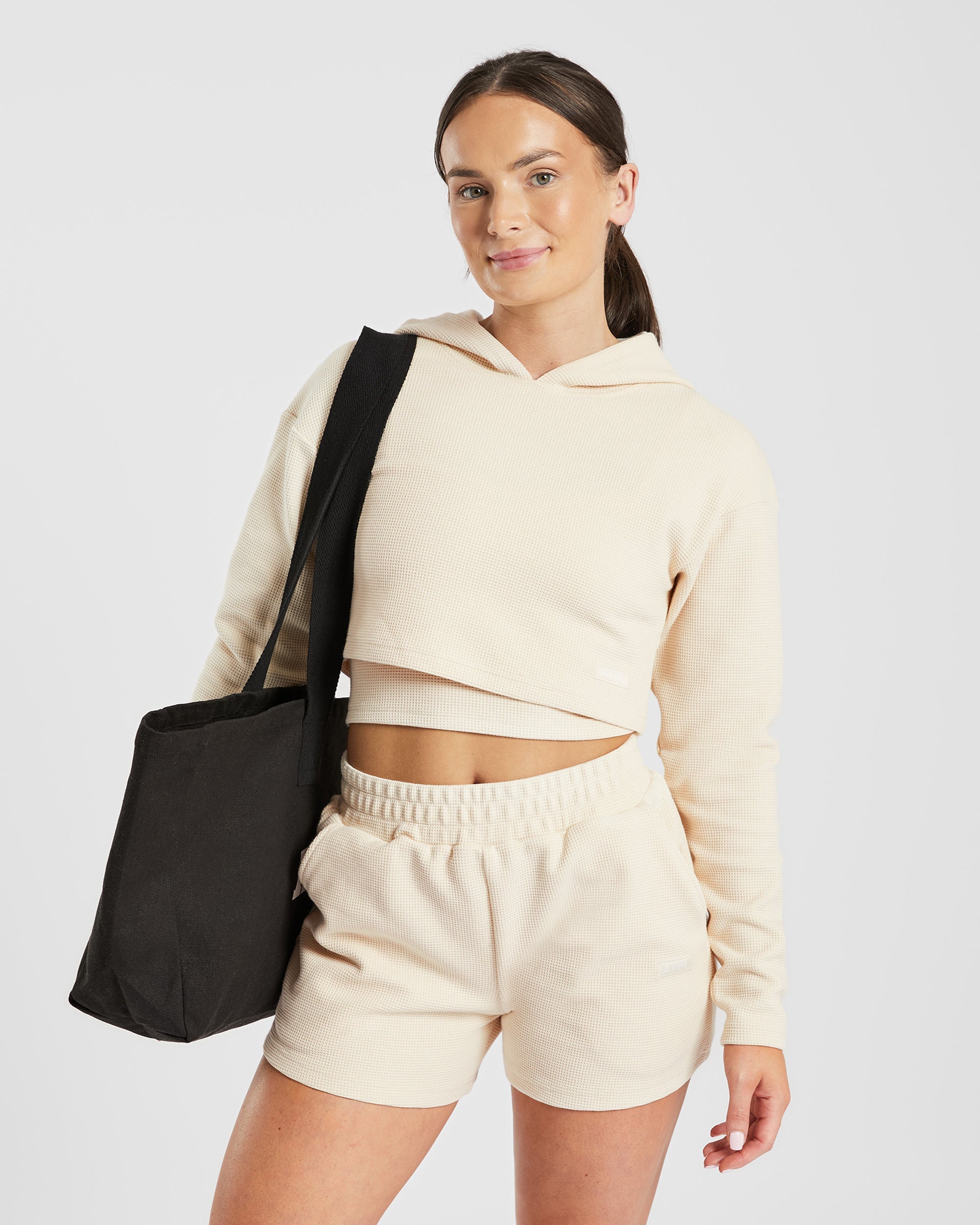 Waffle Shorts - Beige
