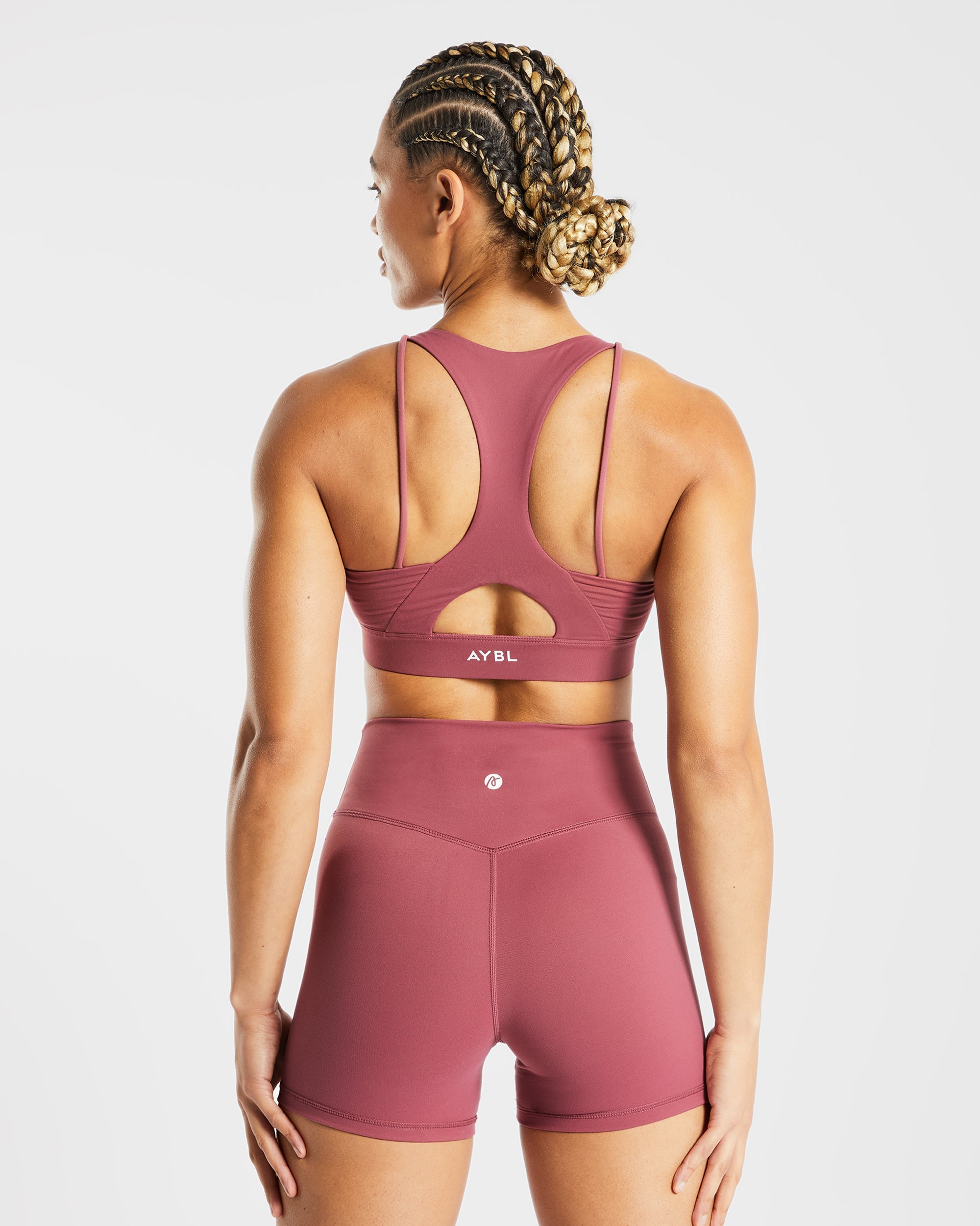 Core Sports Bra - Brick Rouge
