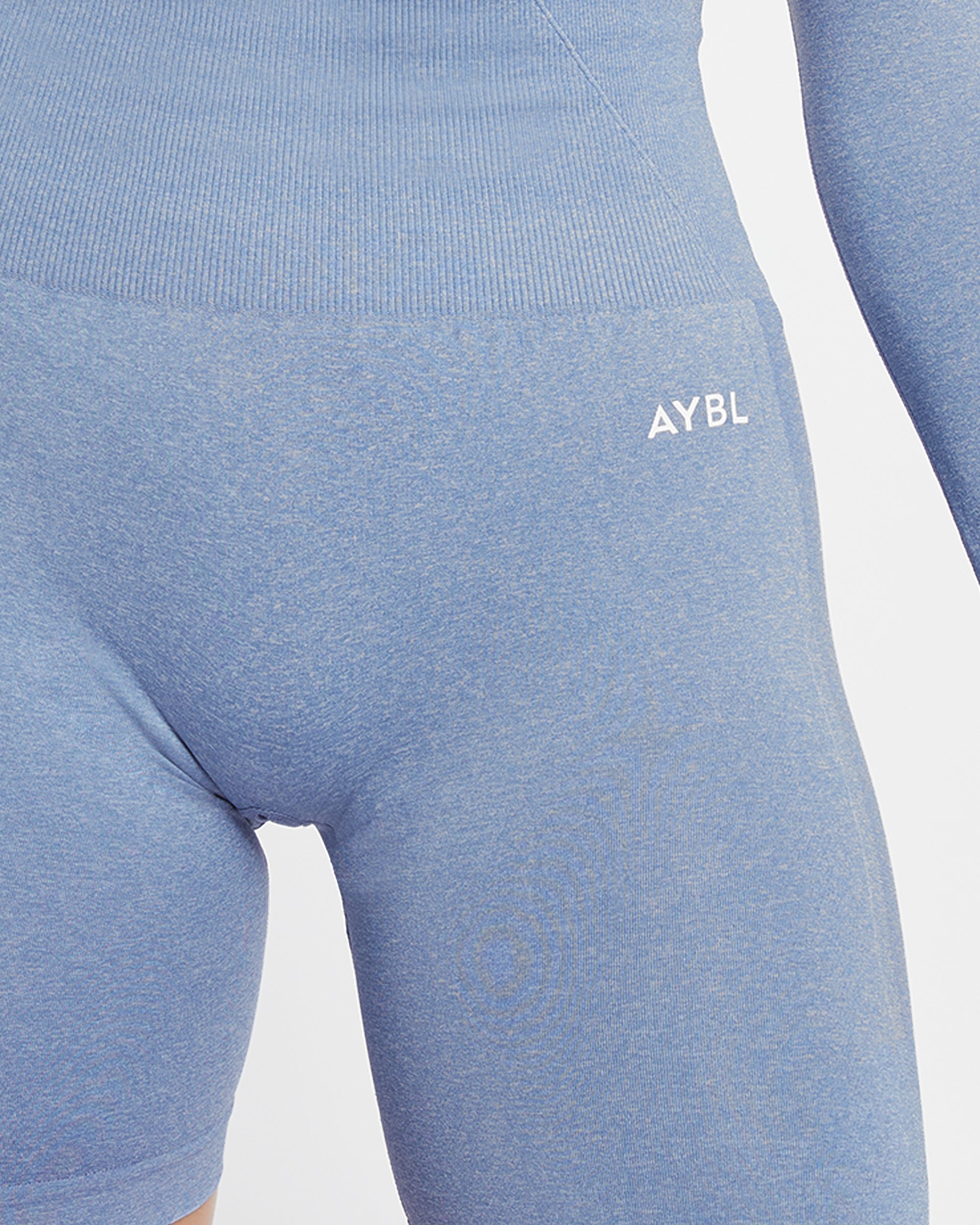 Empower Seamless Cycling Shorts - Bleu Marl