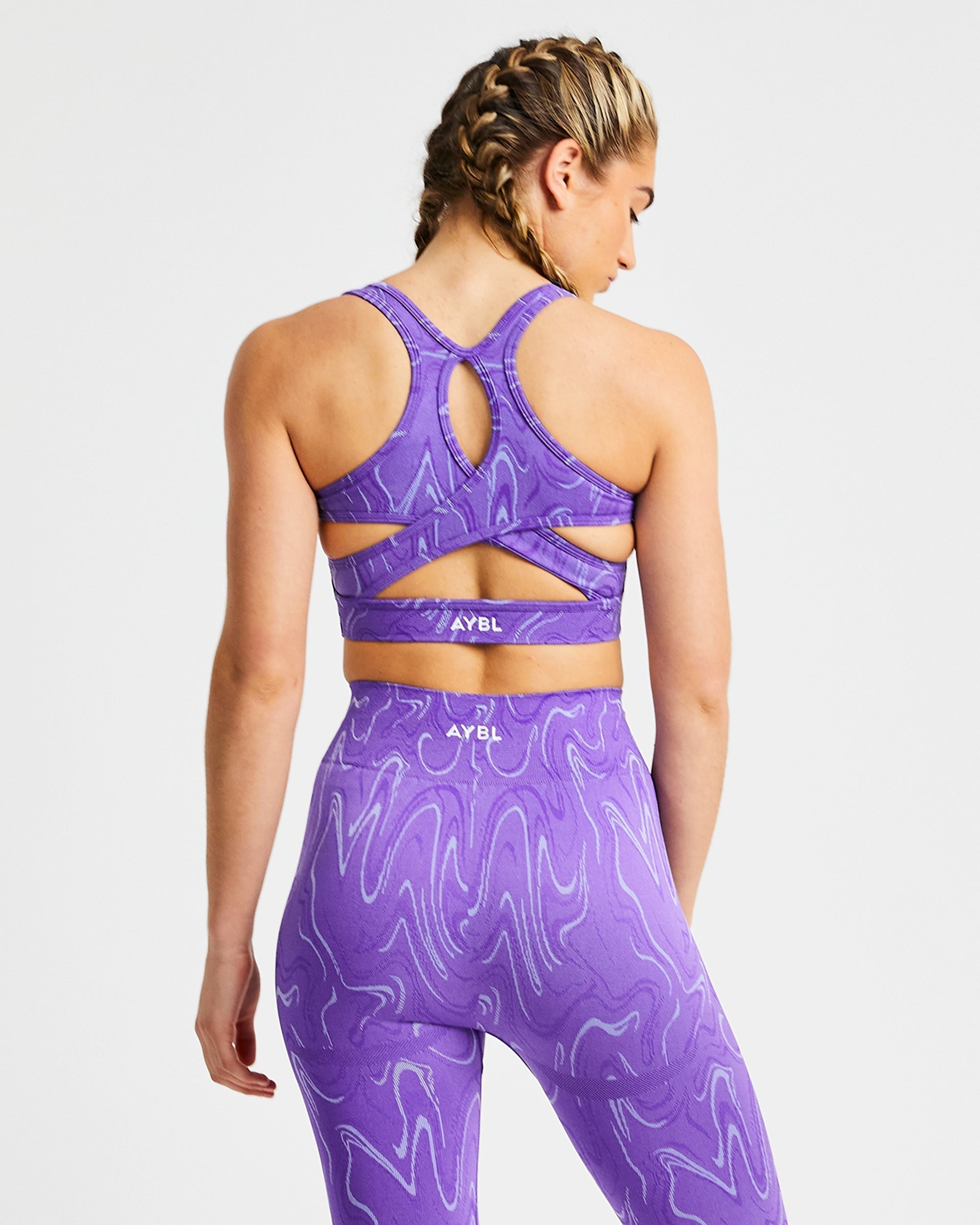 Velocity Seamless Sports Bra - Violet