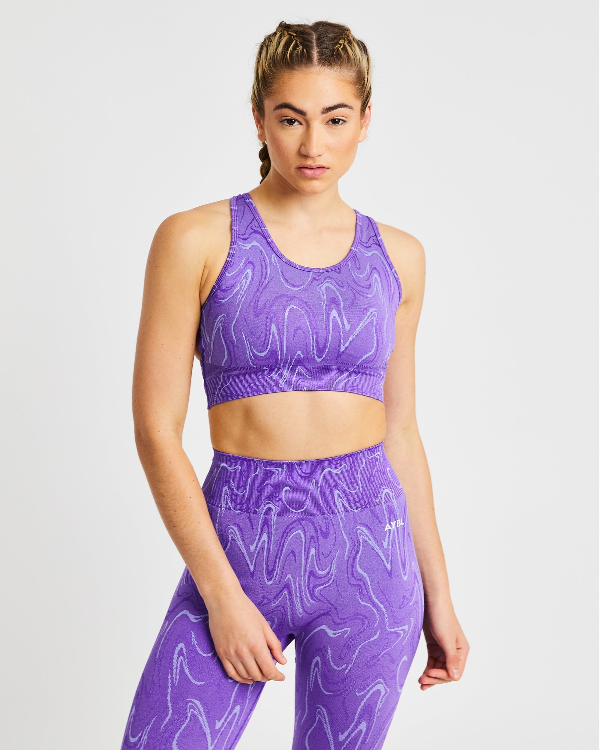 Velocity Seamless Sports Bra - Violet