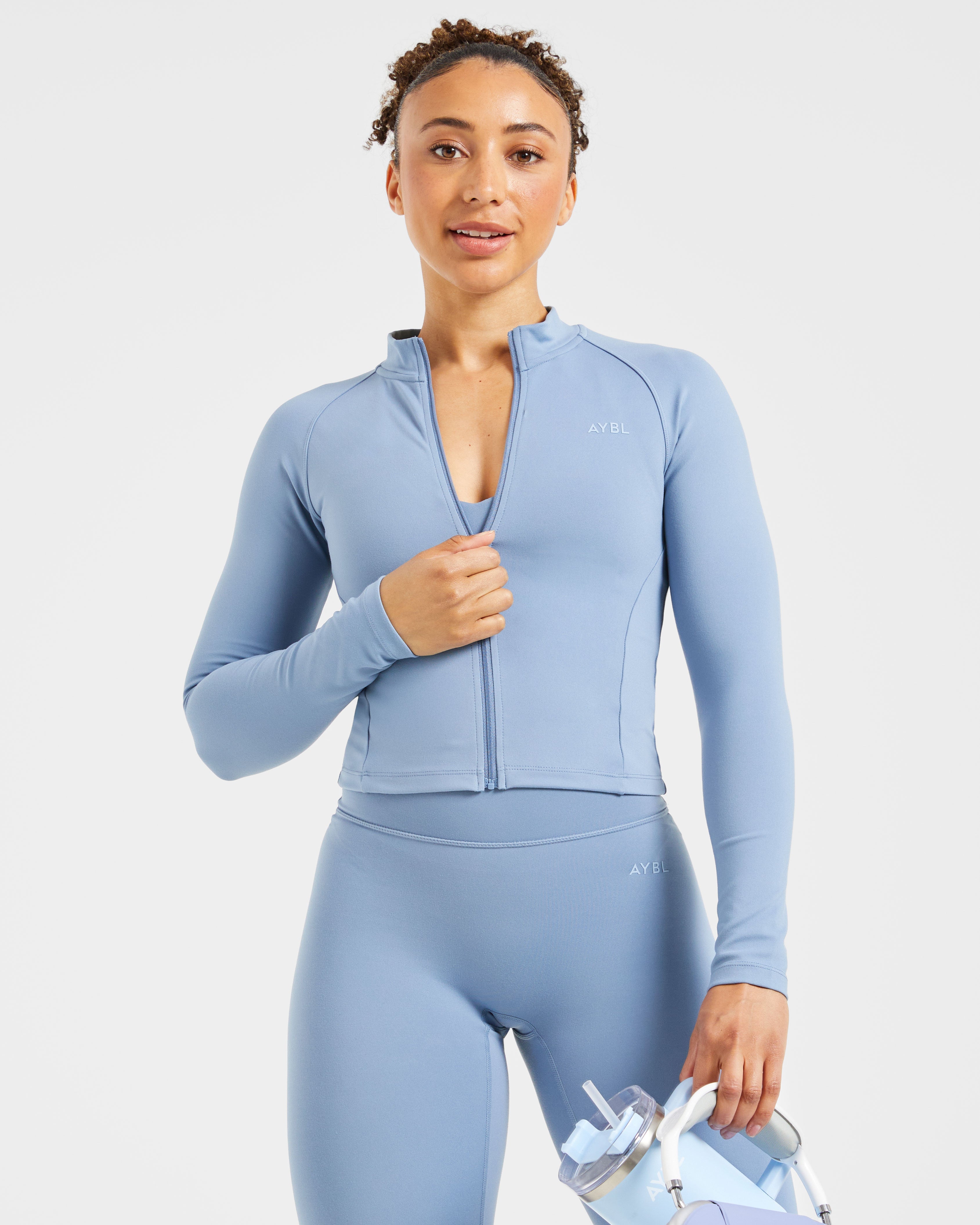 Staple Zip Jacket - Slate Bleu