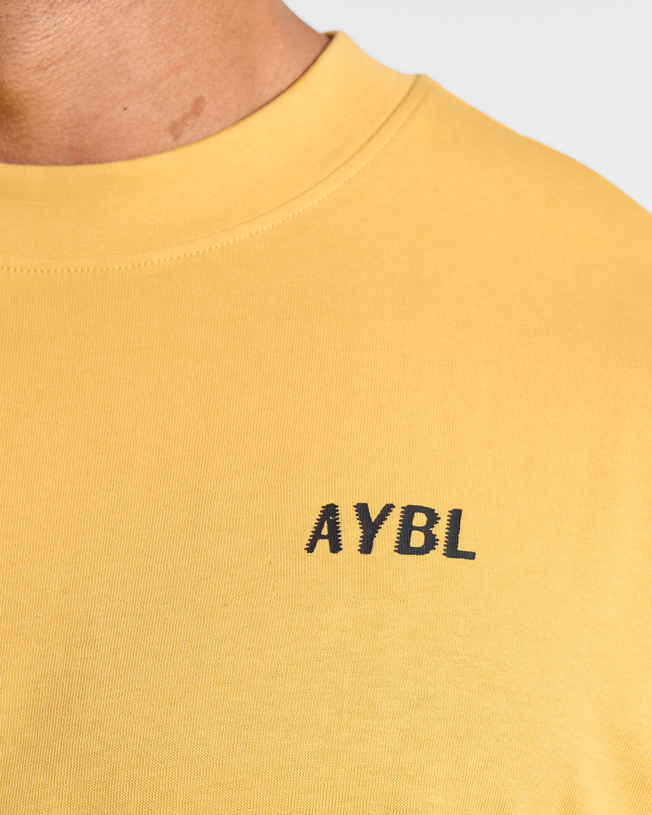 Lift Heavy Oversized T Shirt - Vintage Jaune
