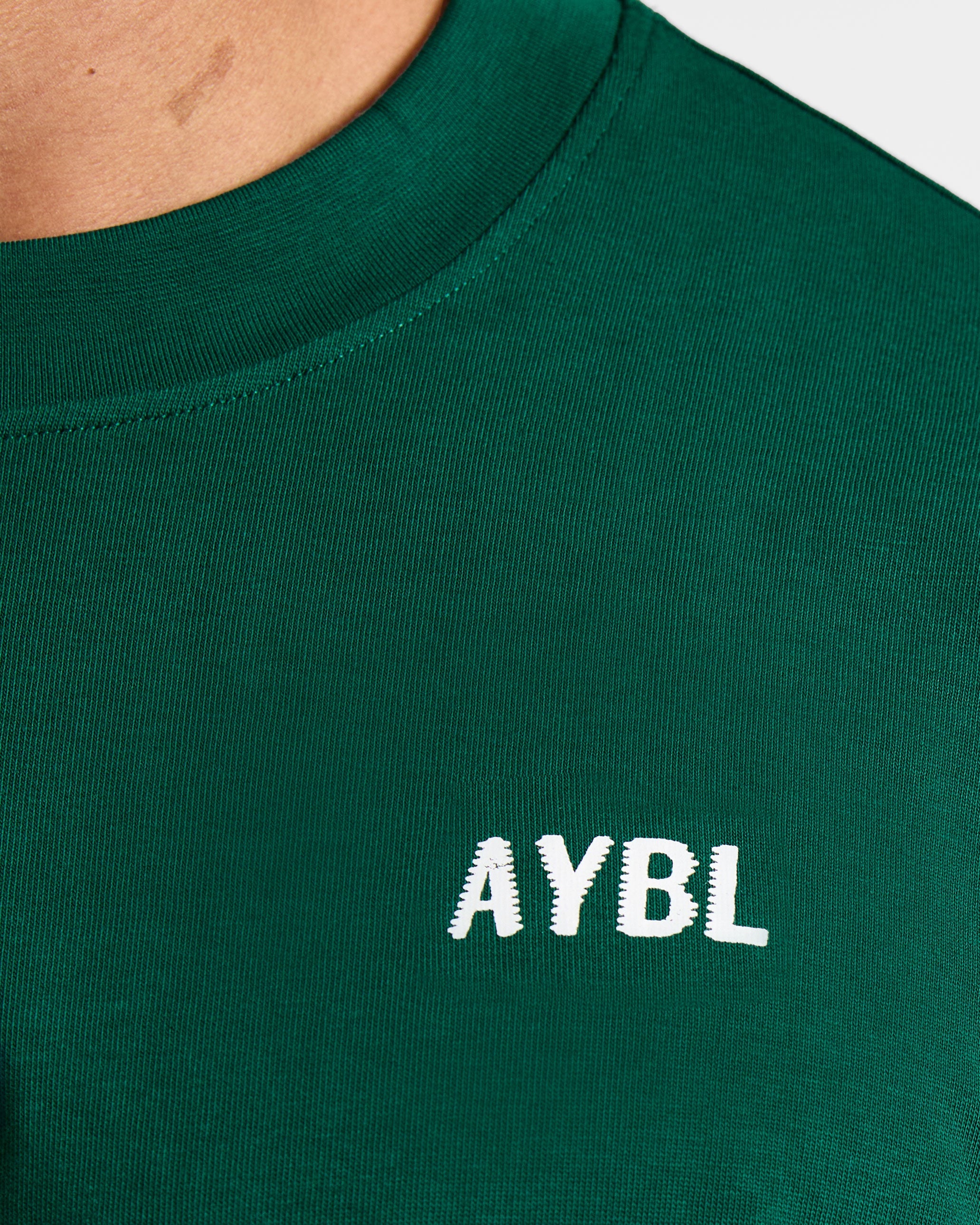 Lift Heavy Oversized T Shirt - Forest Vert