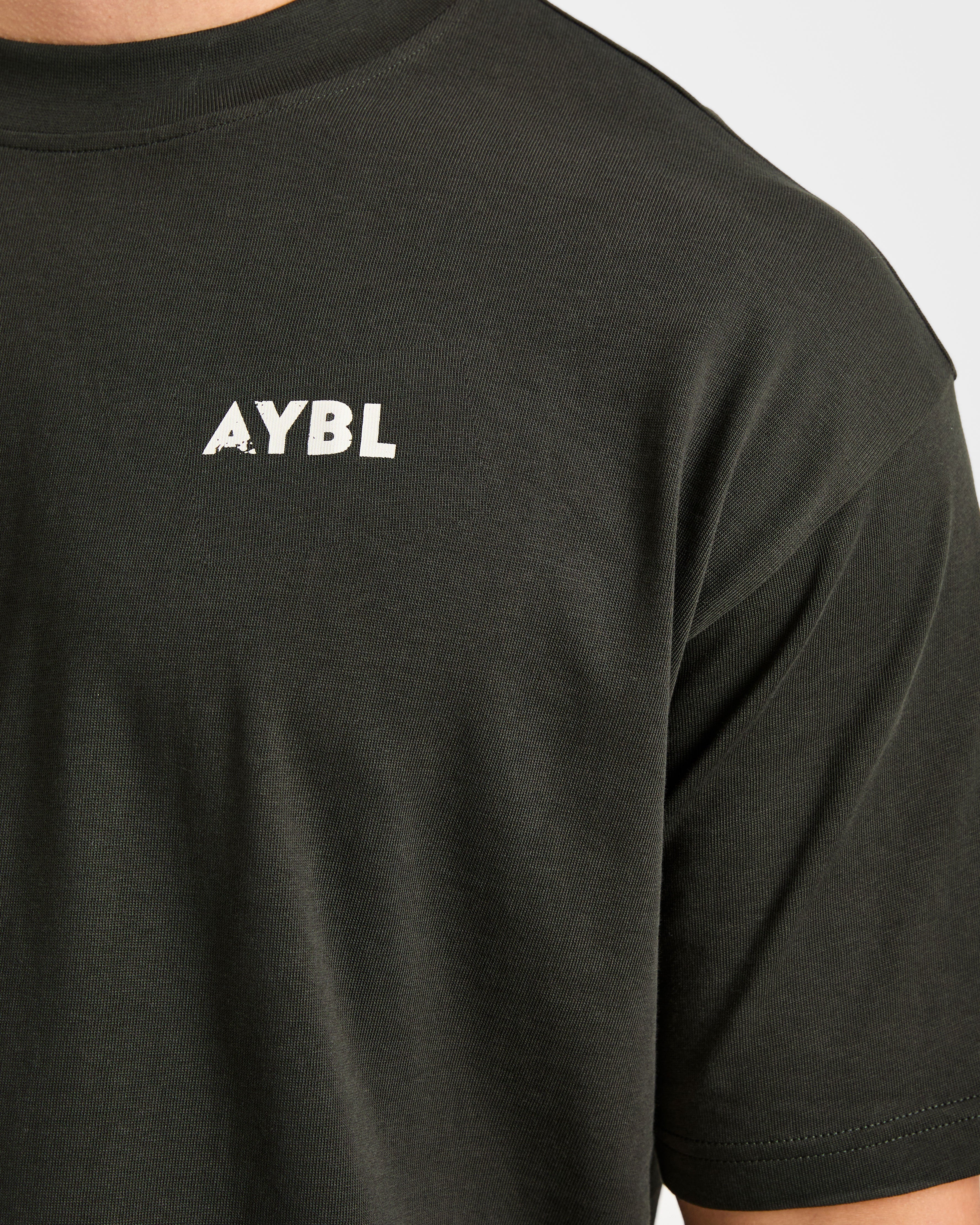 Future Fitness Oversized T Shirt - Charcoal/Mauve