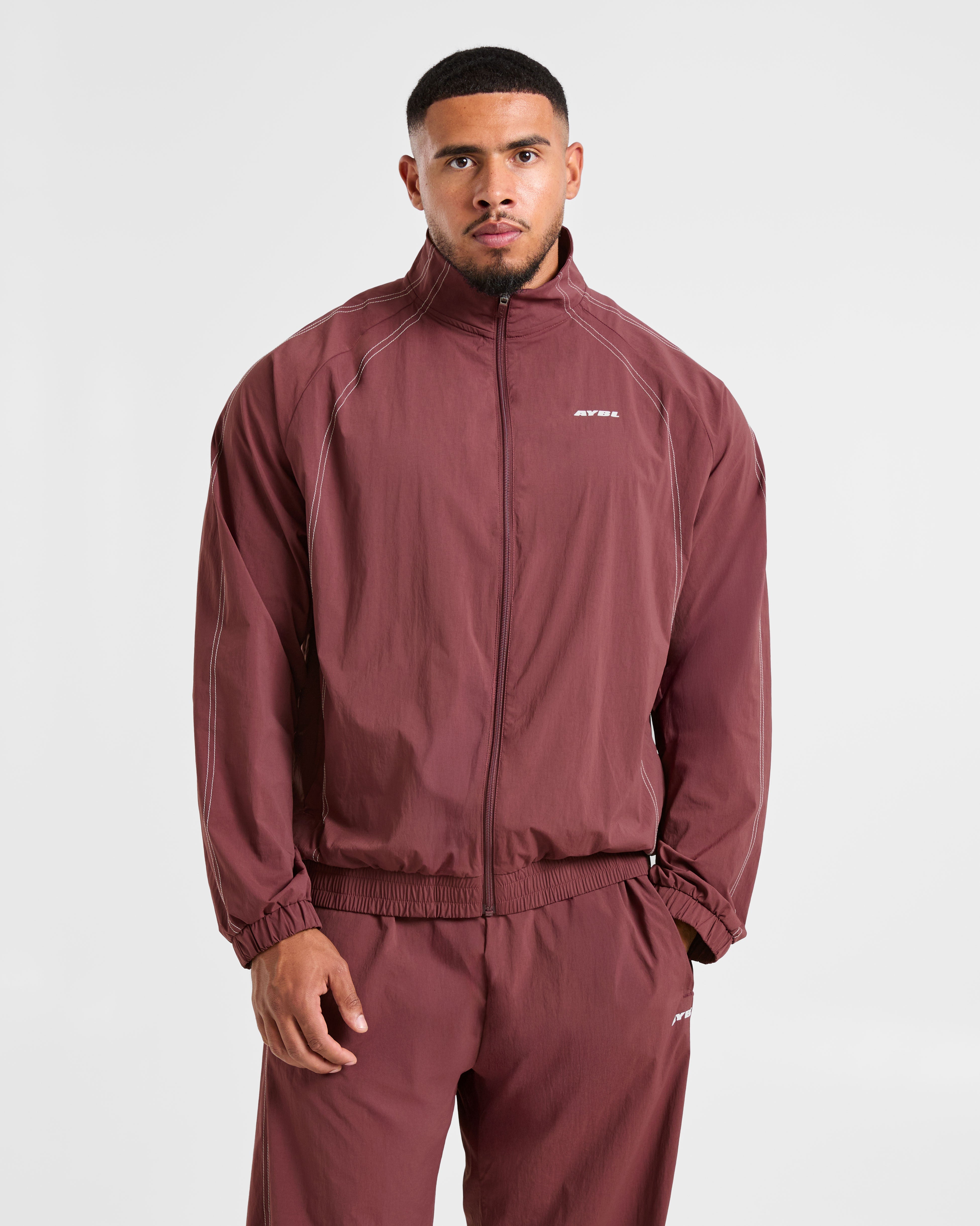 Restore Track Jacket - Paver Rouge