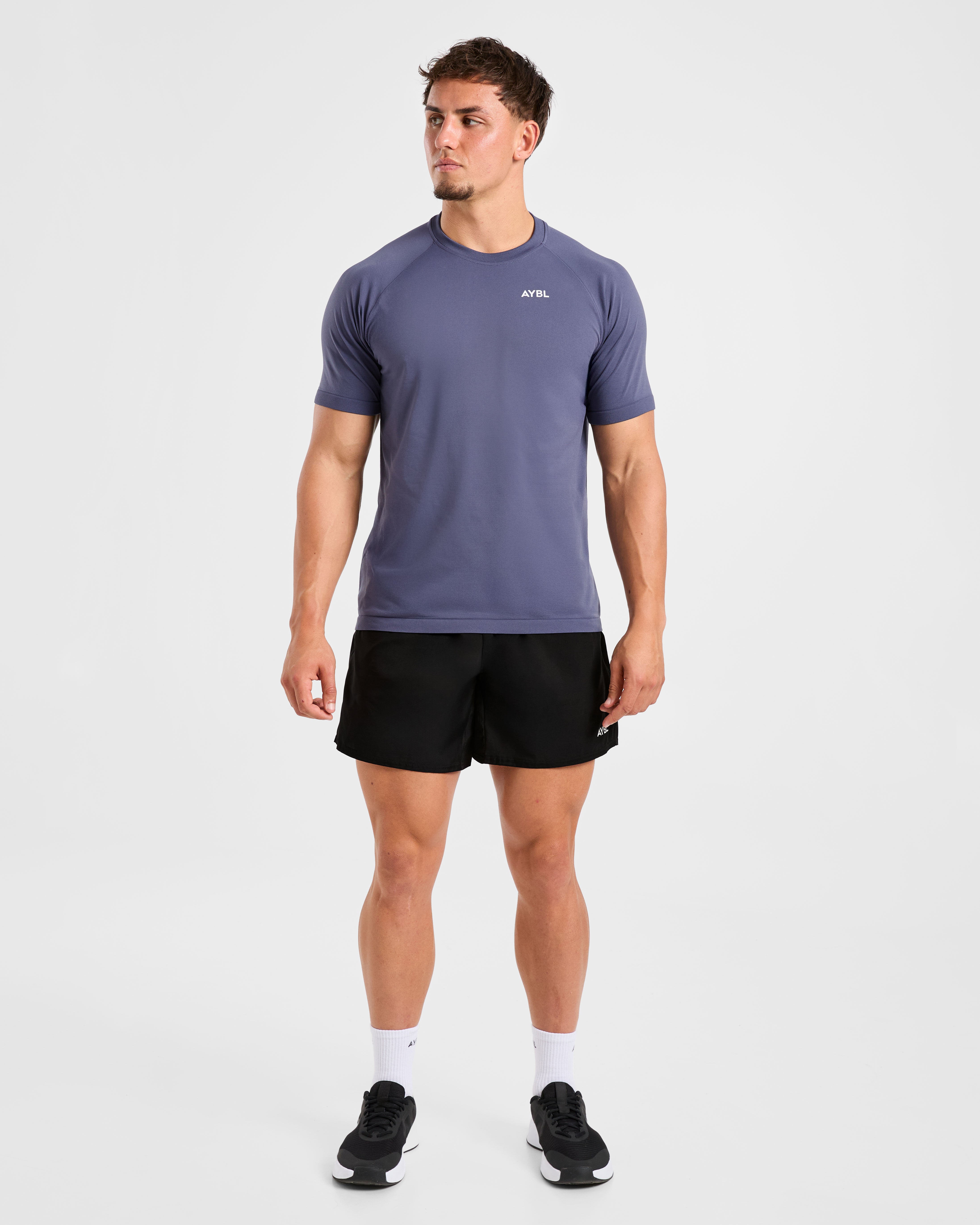 Ascend Seamless T Shirt - Denim Bleu