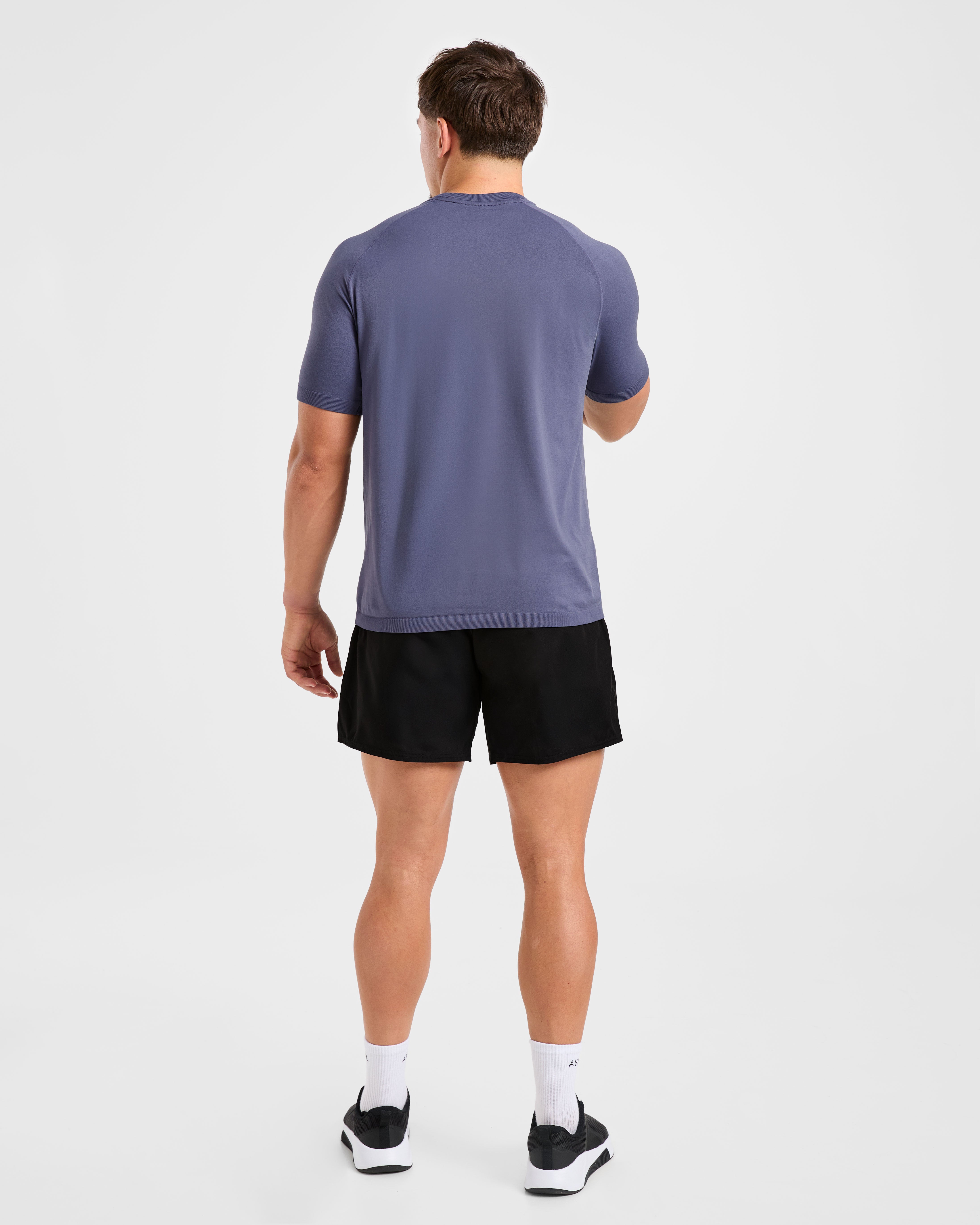Ascend Seamless T Shirt - Denim Bleu