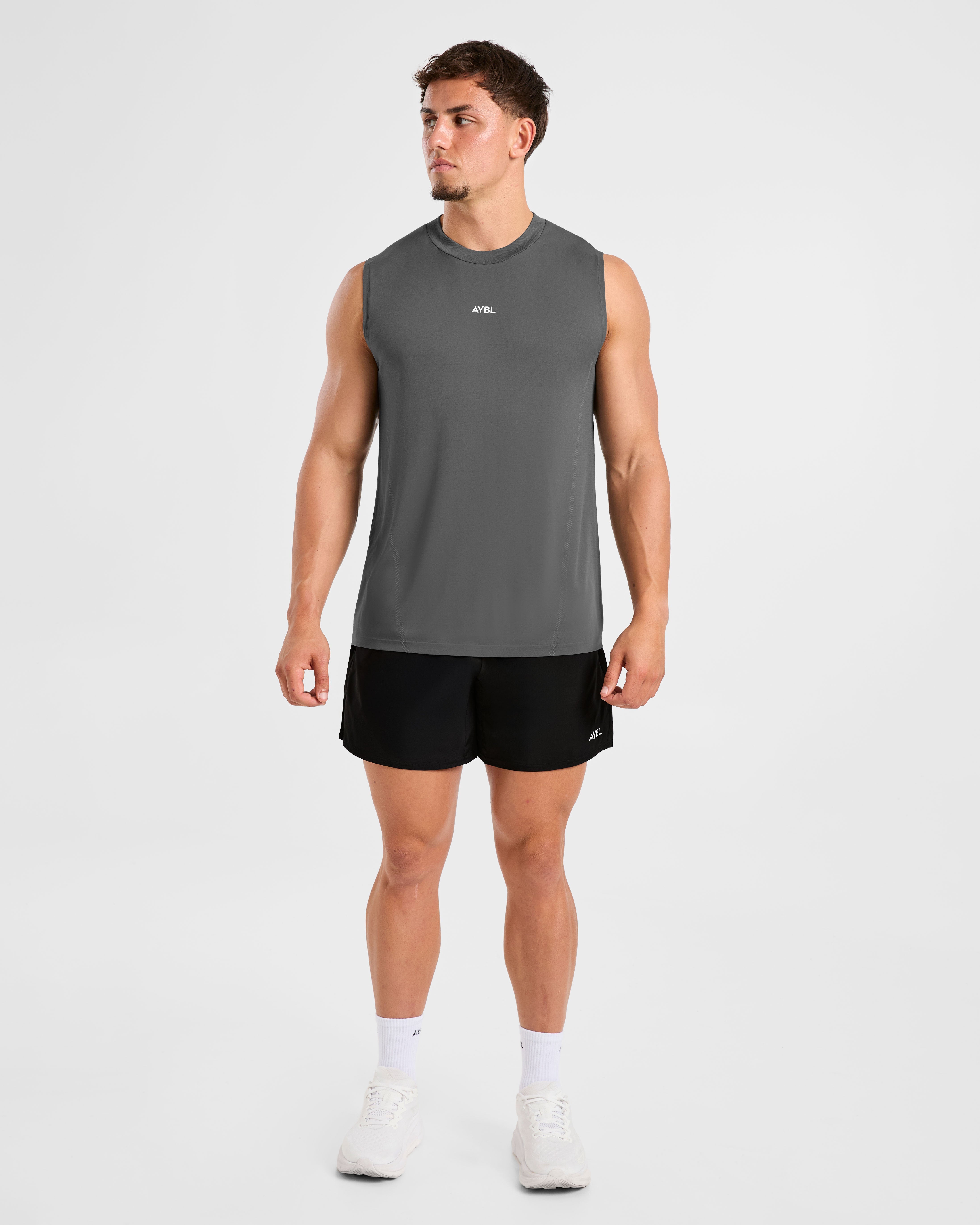 Attain Seamless Vest - Storm Gris