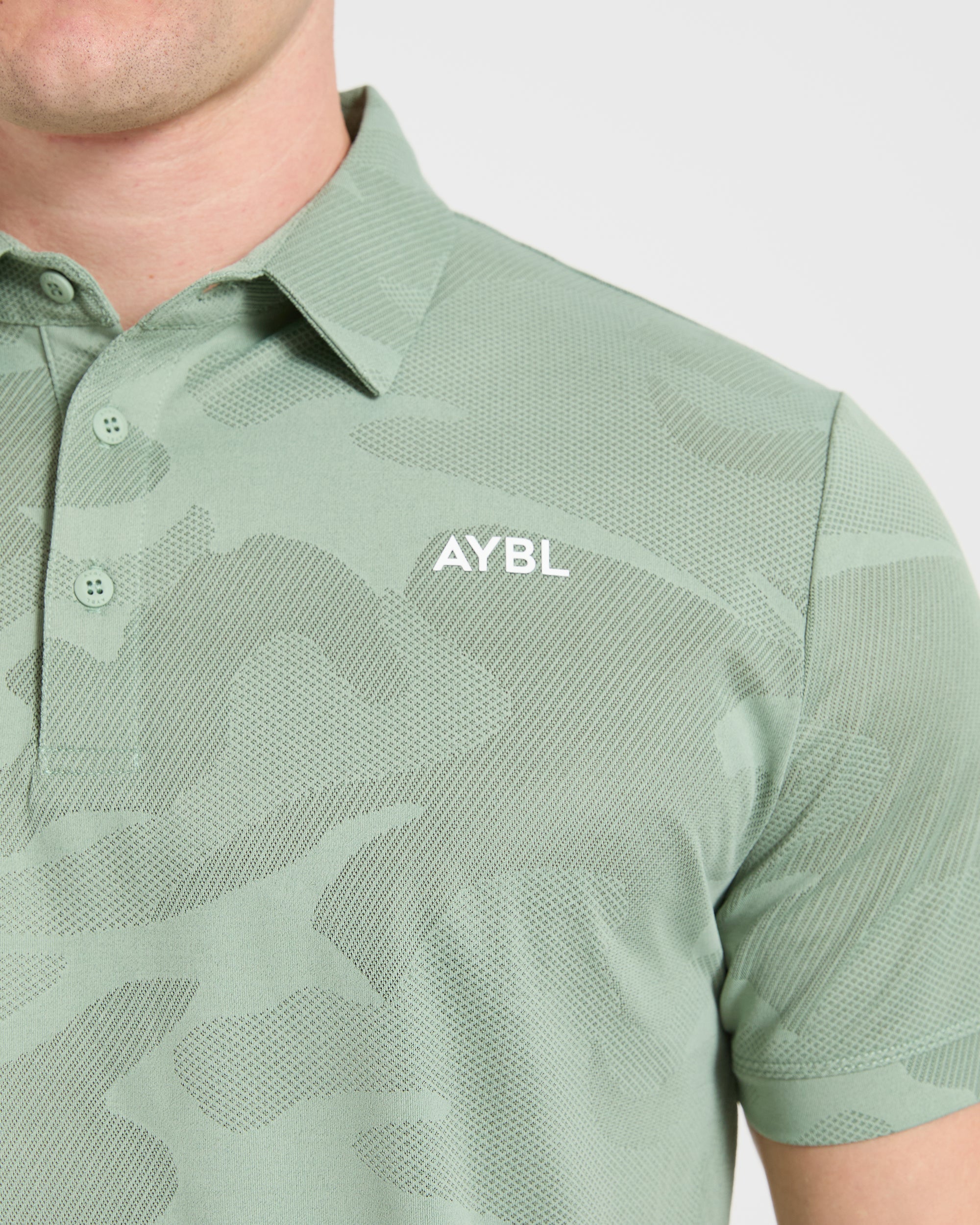Camo Polo - Muted Green