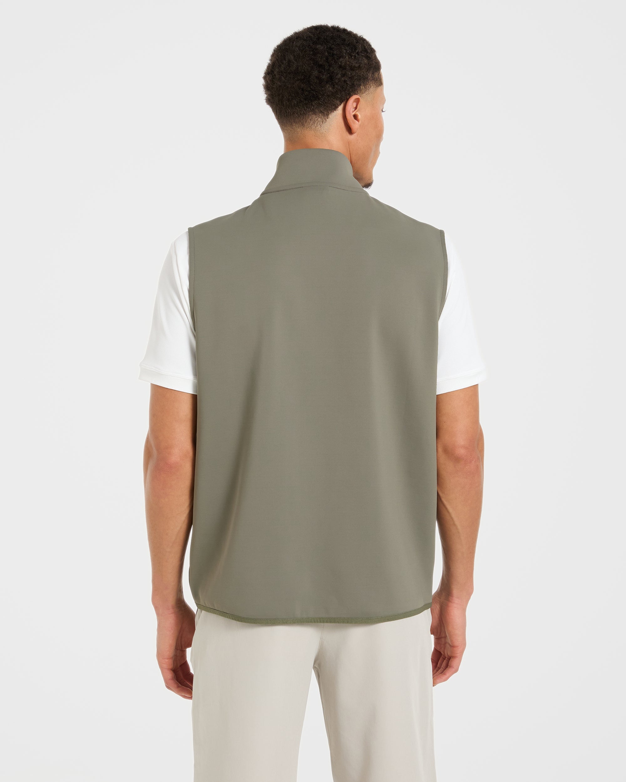 Precision 1/4 Zip Vest - Deep Sage
