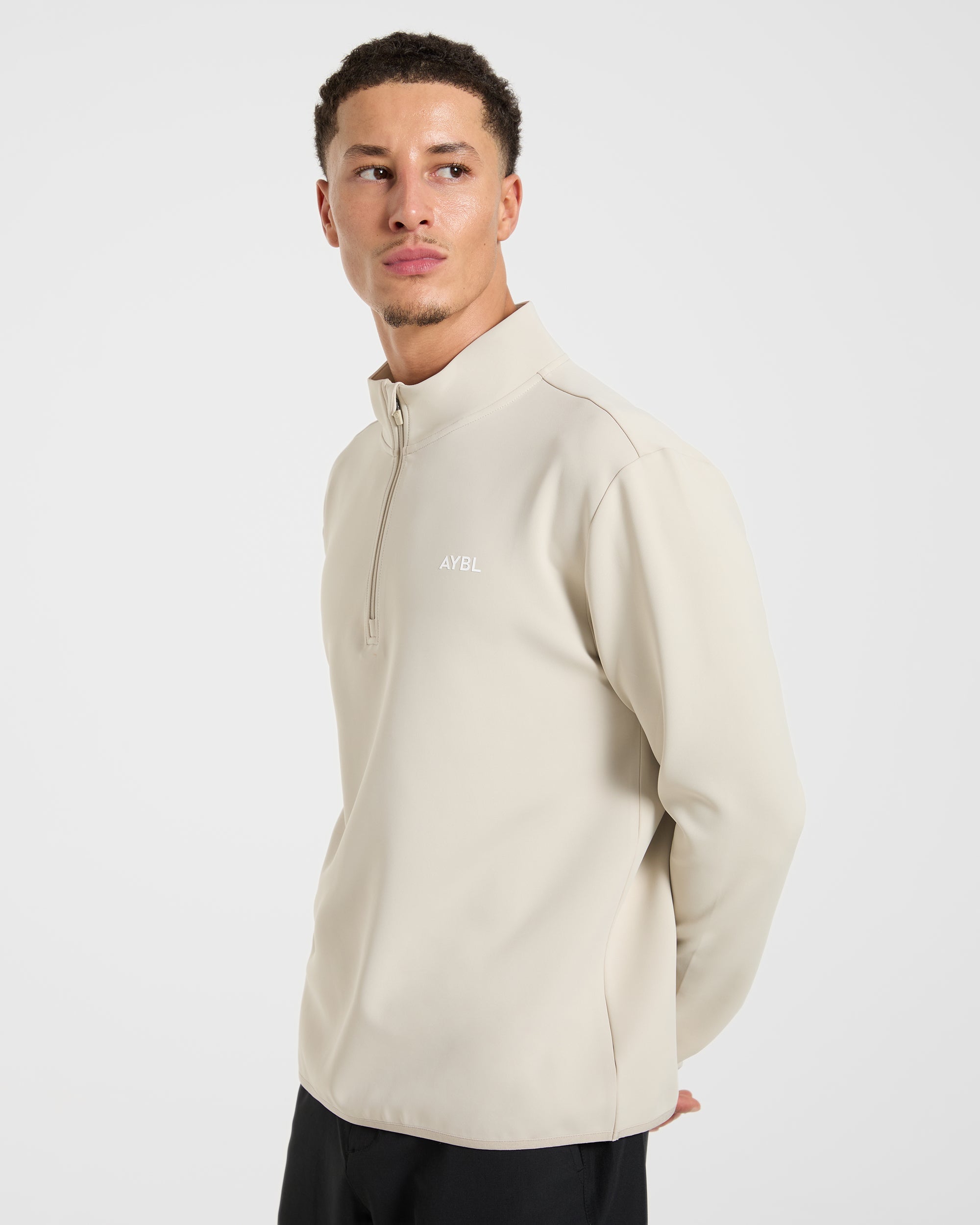 Precision 1/4 Zip Pullover - Sand