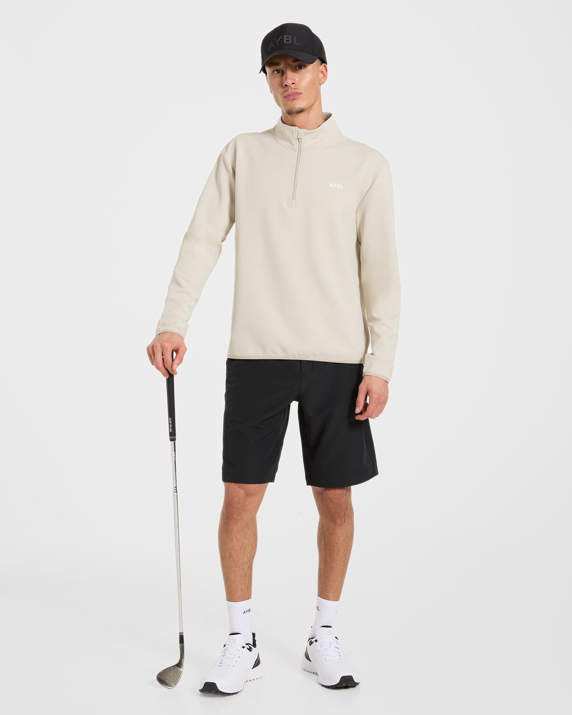 Precision 1/4 Zip Pullover - Sand