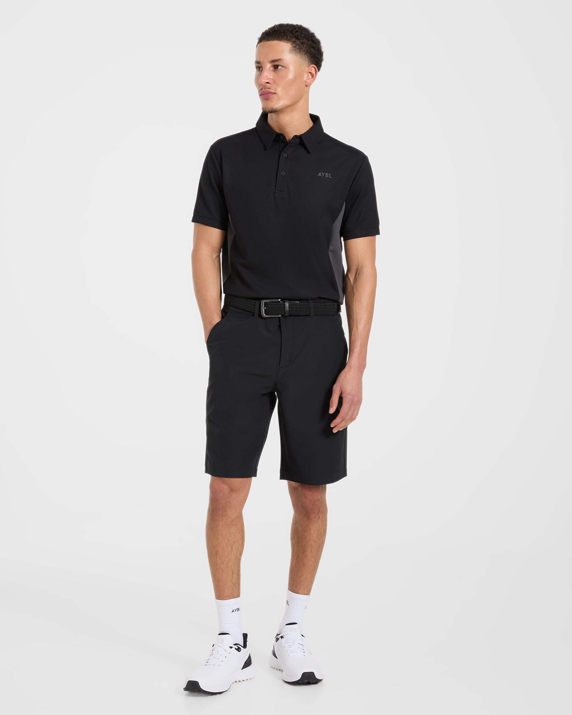 Edge Polo - Black/Charcoal