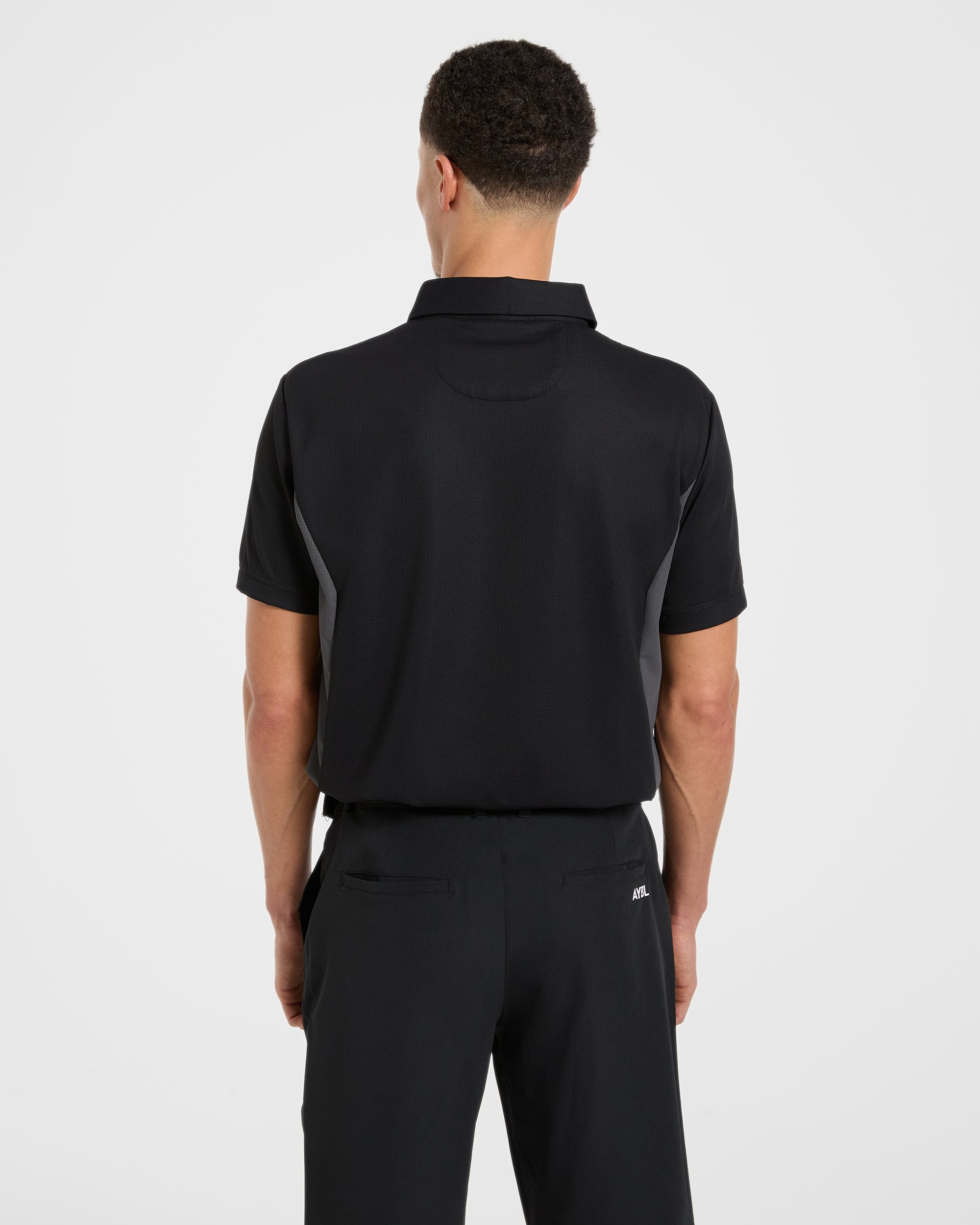 Edge Polo - Black/Charcoal