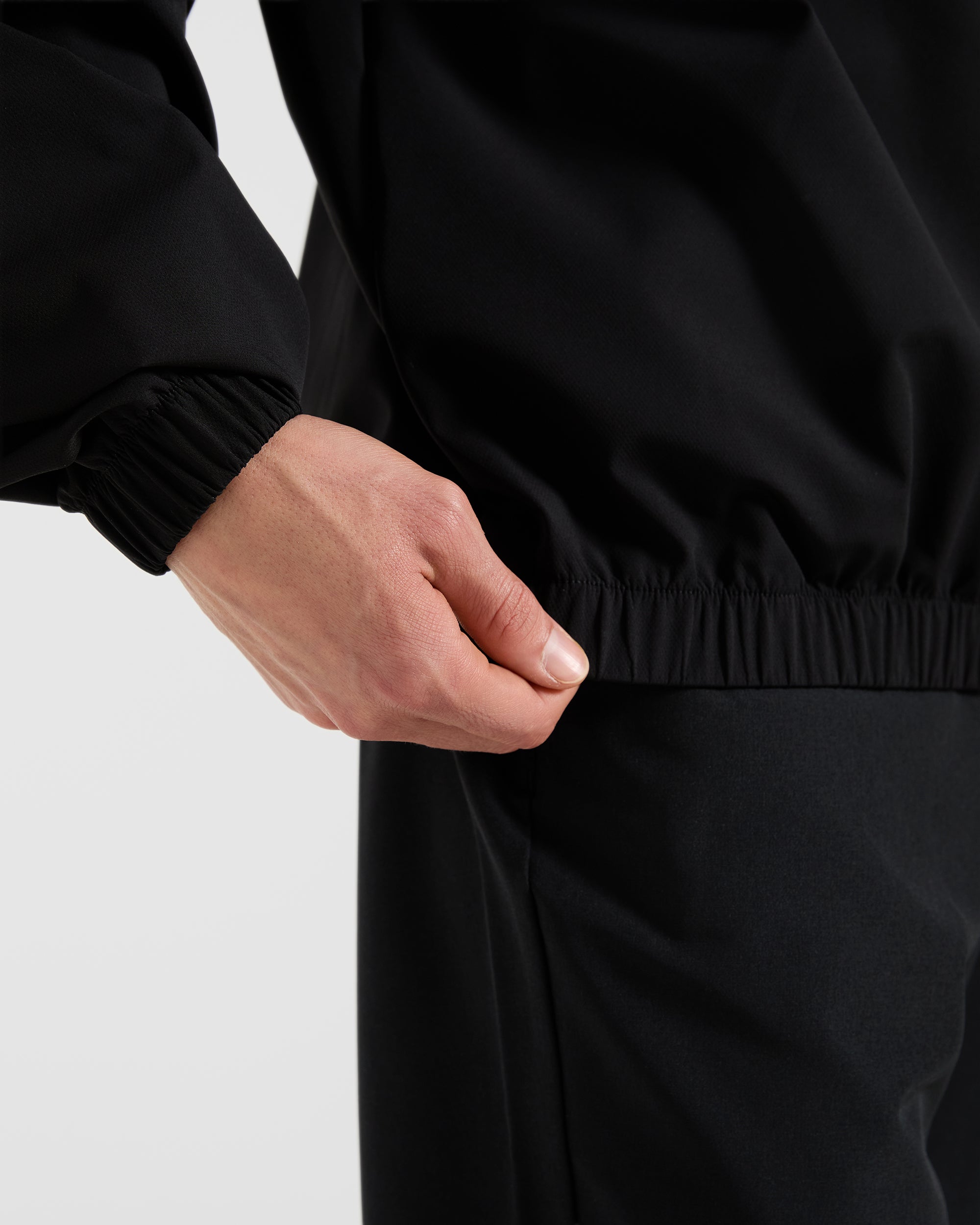 Precision 1/4 Zip Wind Pullover - Noir