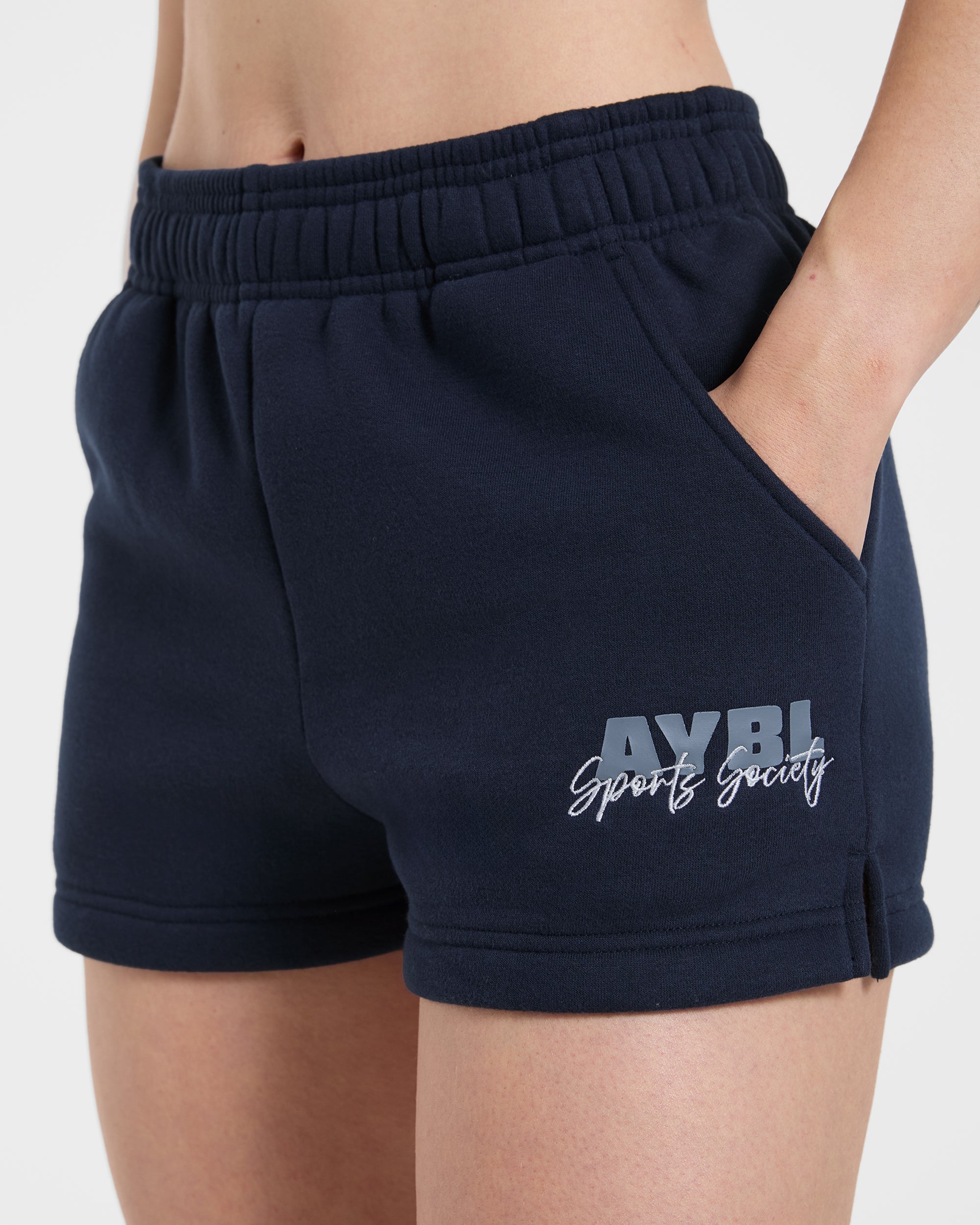 Sports Society Oversized Shorts - Navy