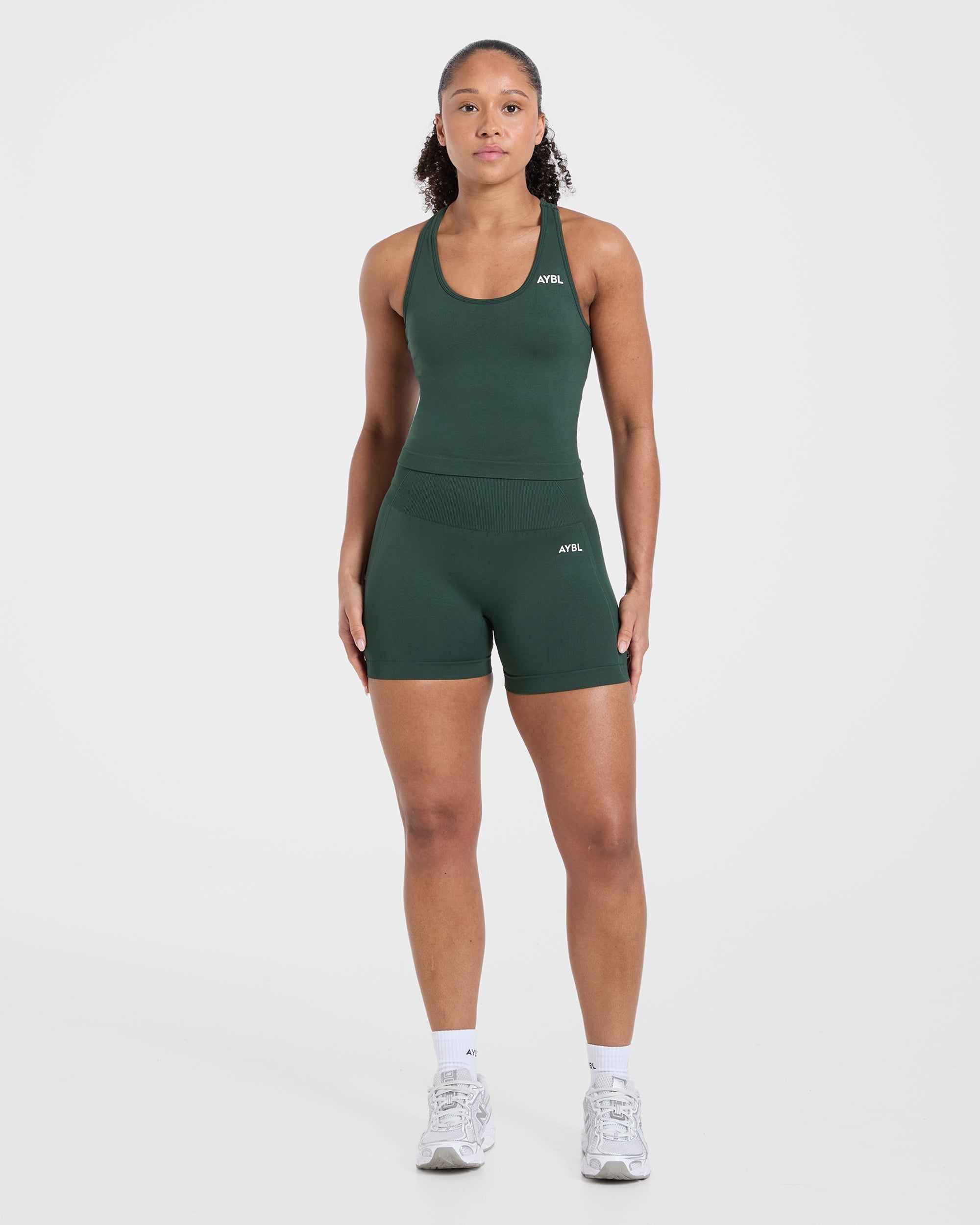 Empower Seamless Tank Top - Dark Vert