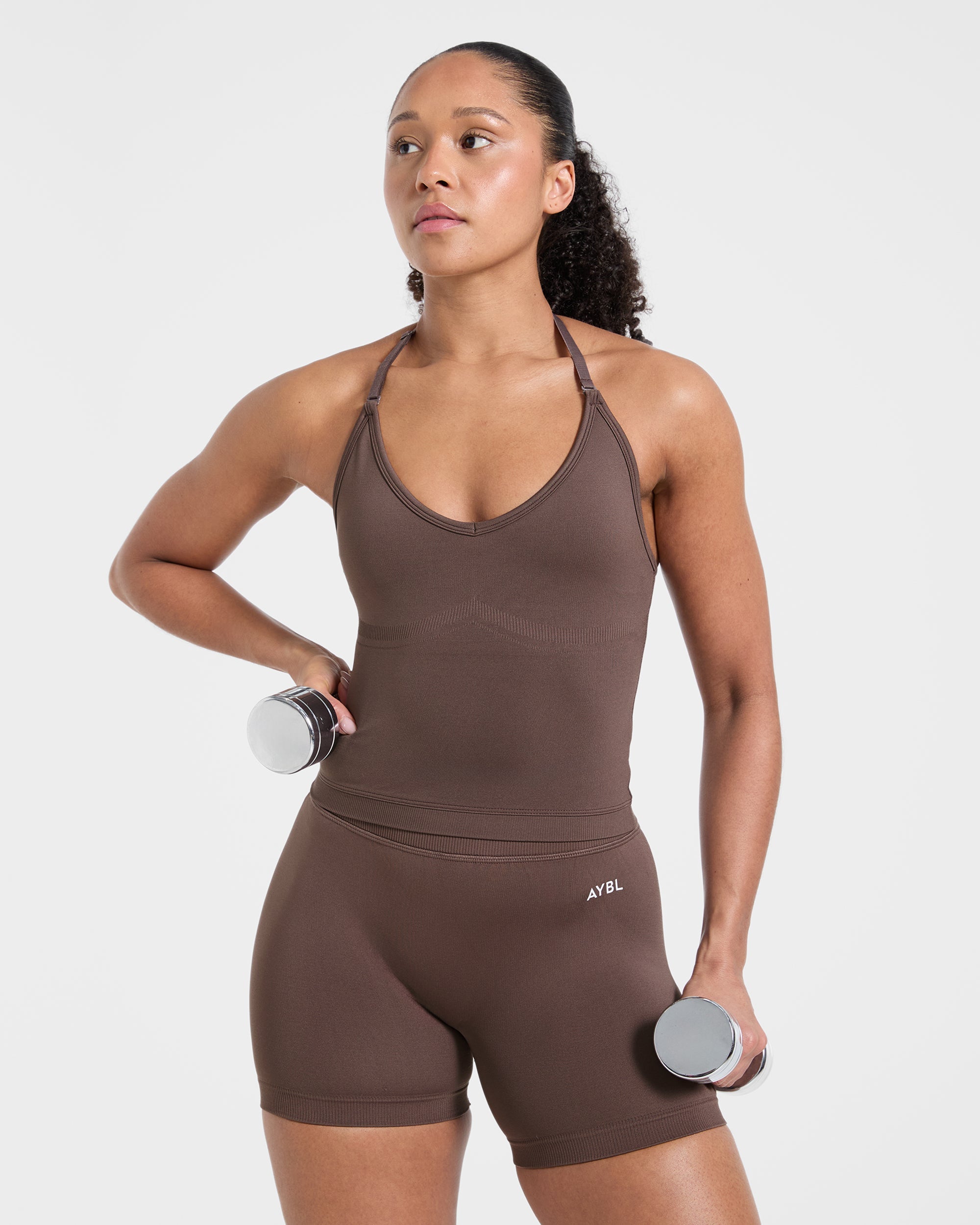 Adapt Seamless Tank Top - Marron