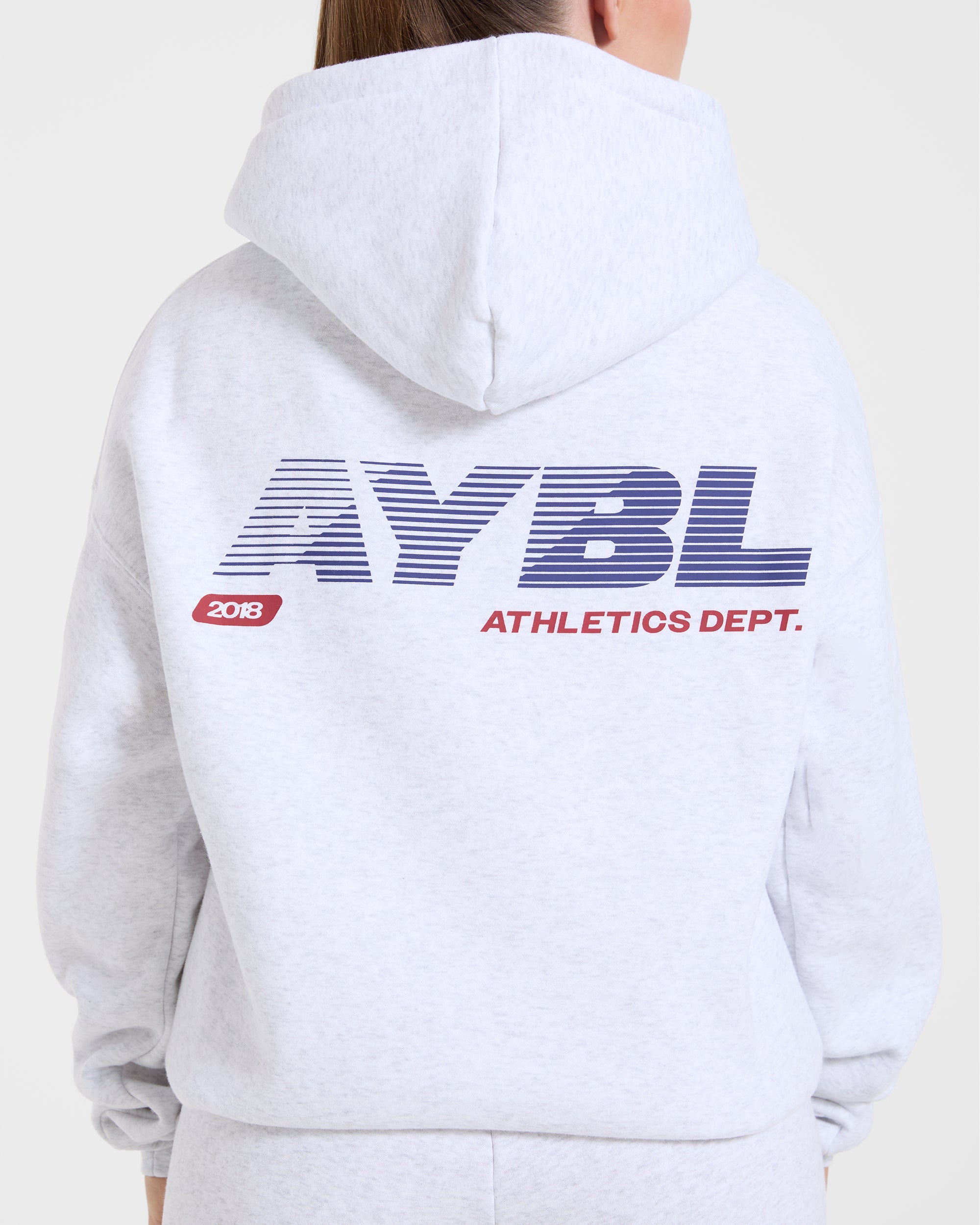 Athletics Dept Oversized Hoodie - Gris Marl