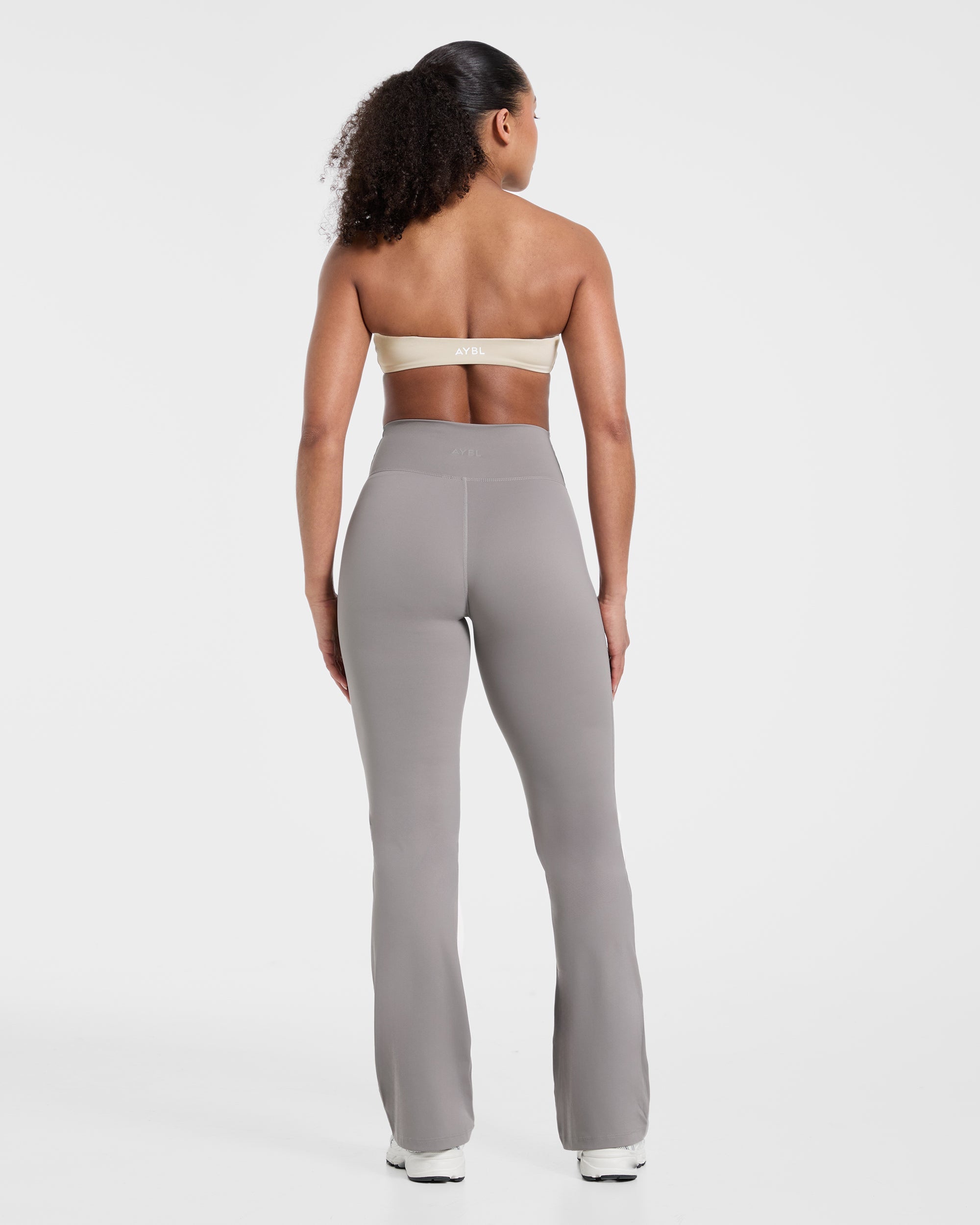 Sculpt Wrap Flared Leggings - Smoke Gris